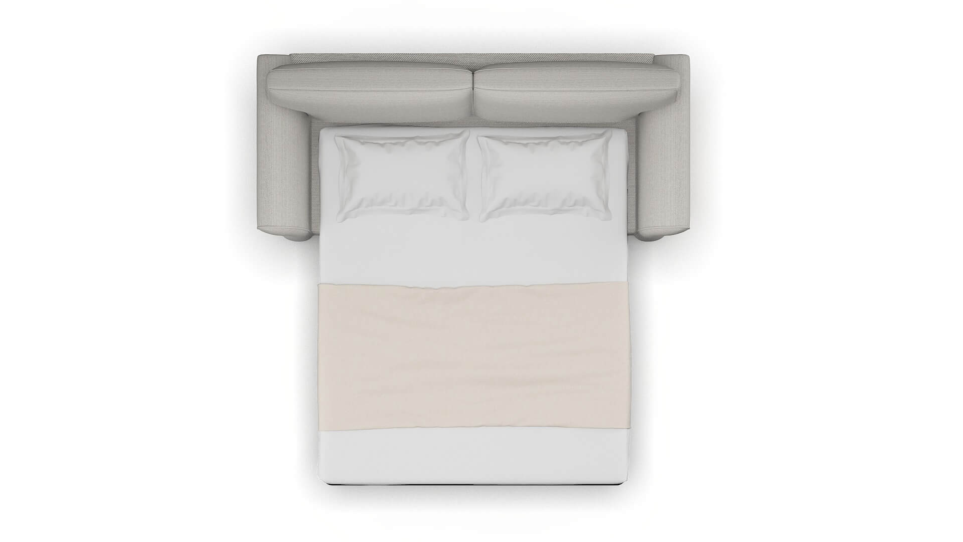 Pisa Derby Grey Sofa Sleeper Espresso legs 3