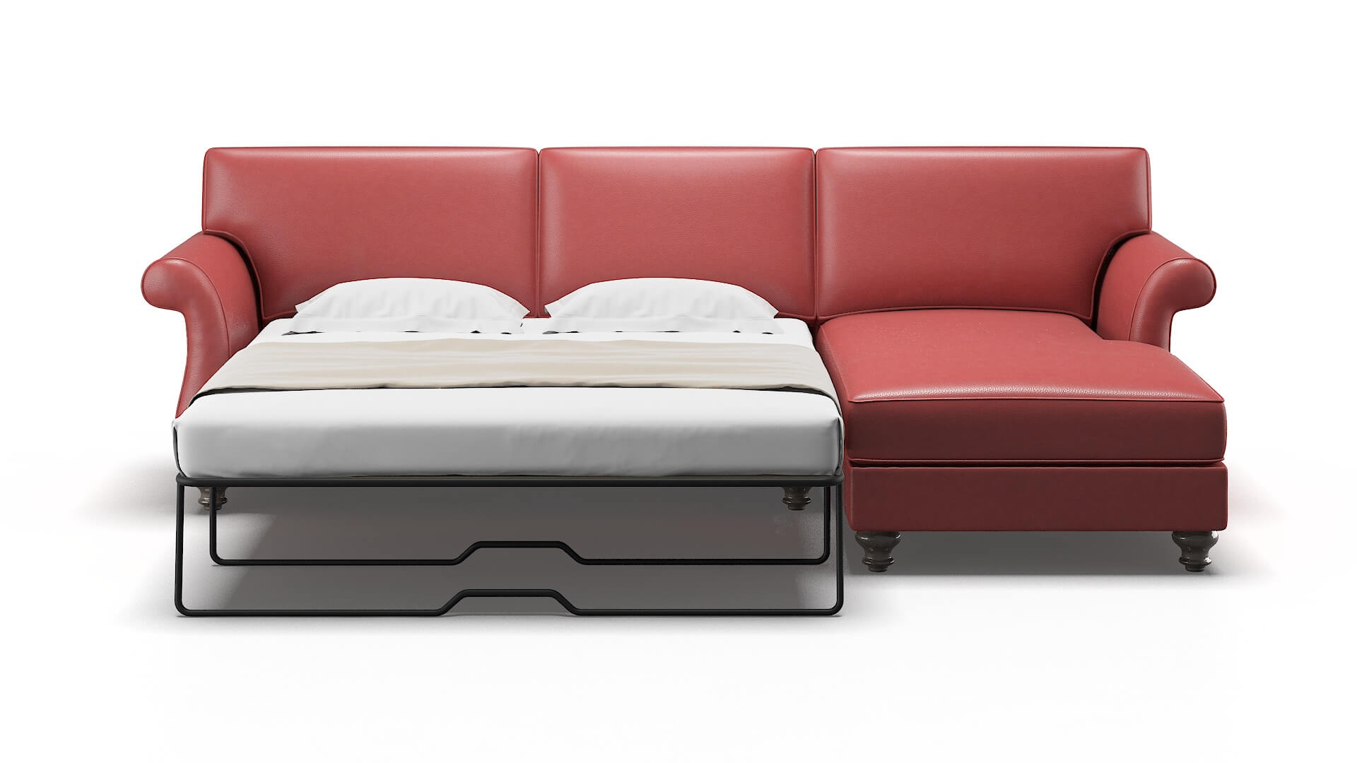 Pisa Dillion Cordovan Panel Sleeper Espresso legs 1