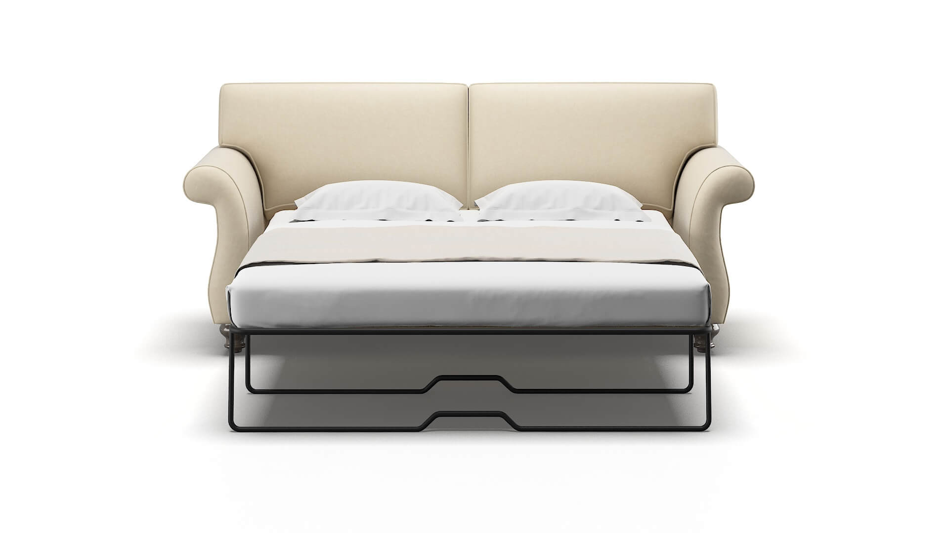 Pisa Dream_d Almond Sofa Sleeper Espresso legs 1