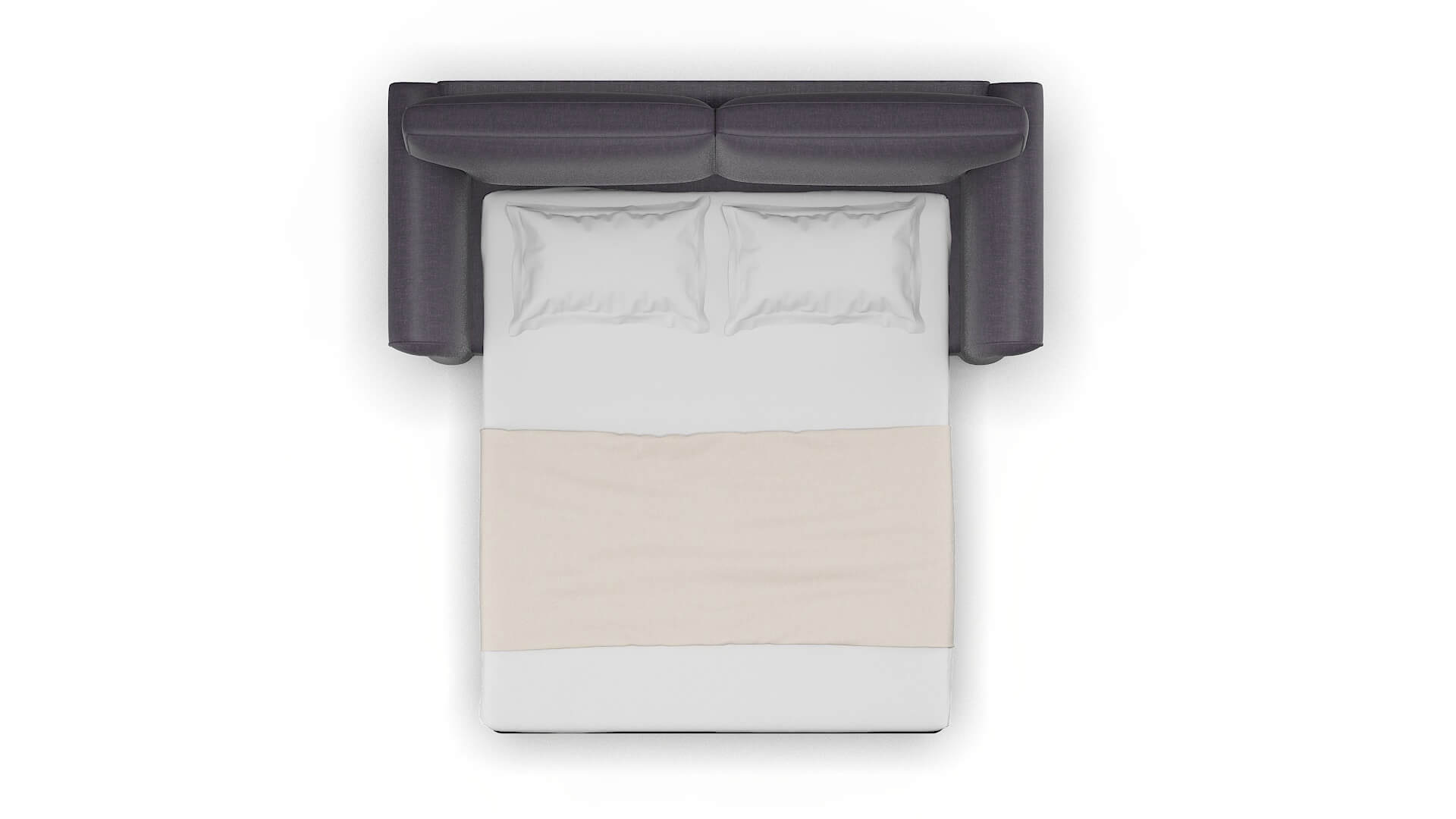 Pisa Durham Ink Sofa Sleeper Espresso legs 3