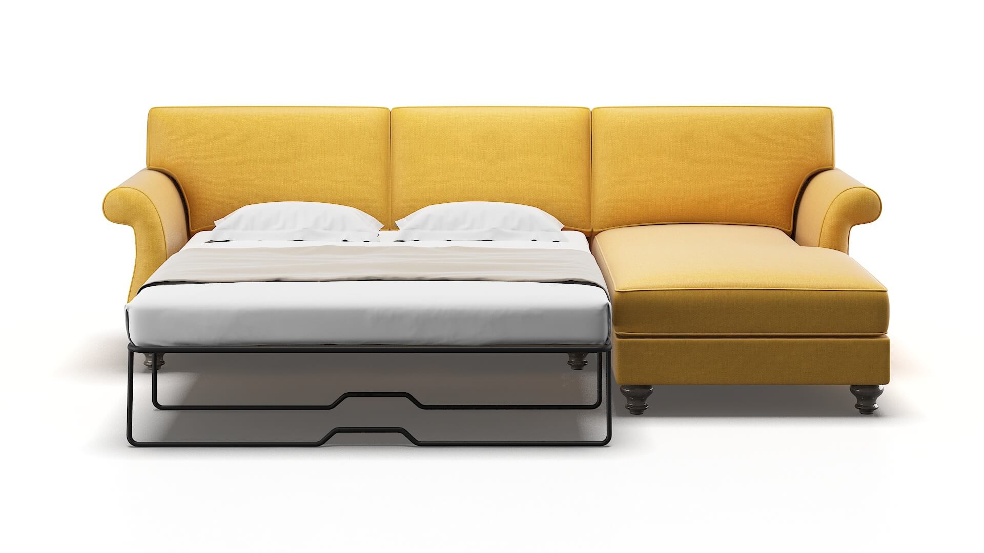 Pisa Glee Aglow Panel Sleeper Espresso legs 1