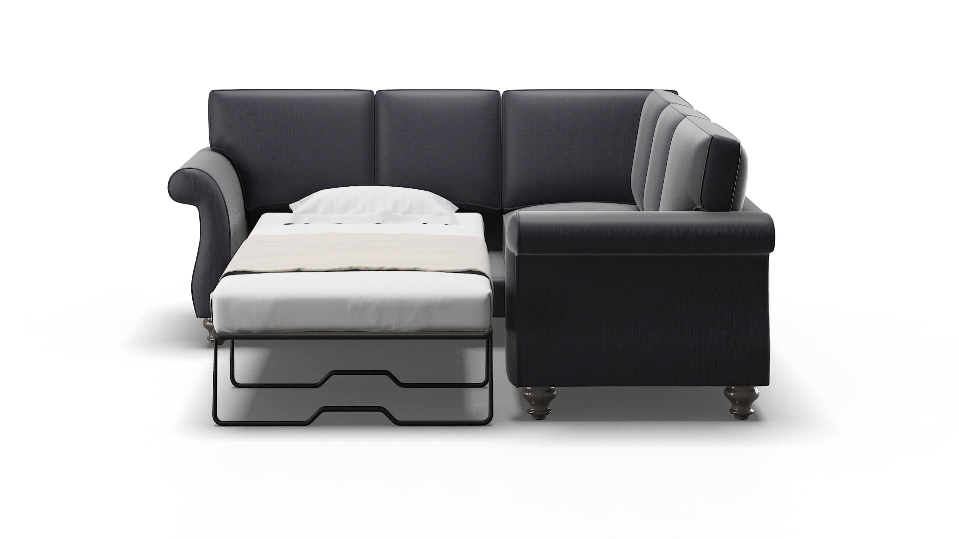 Pisa Hepburn_hrp Deep_sea Sectional Sleeper Espresso legs 1