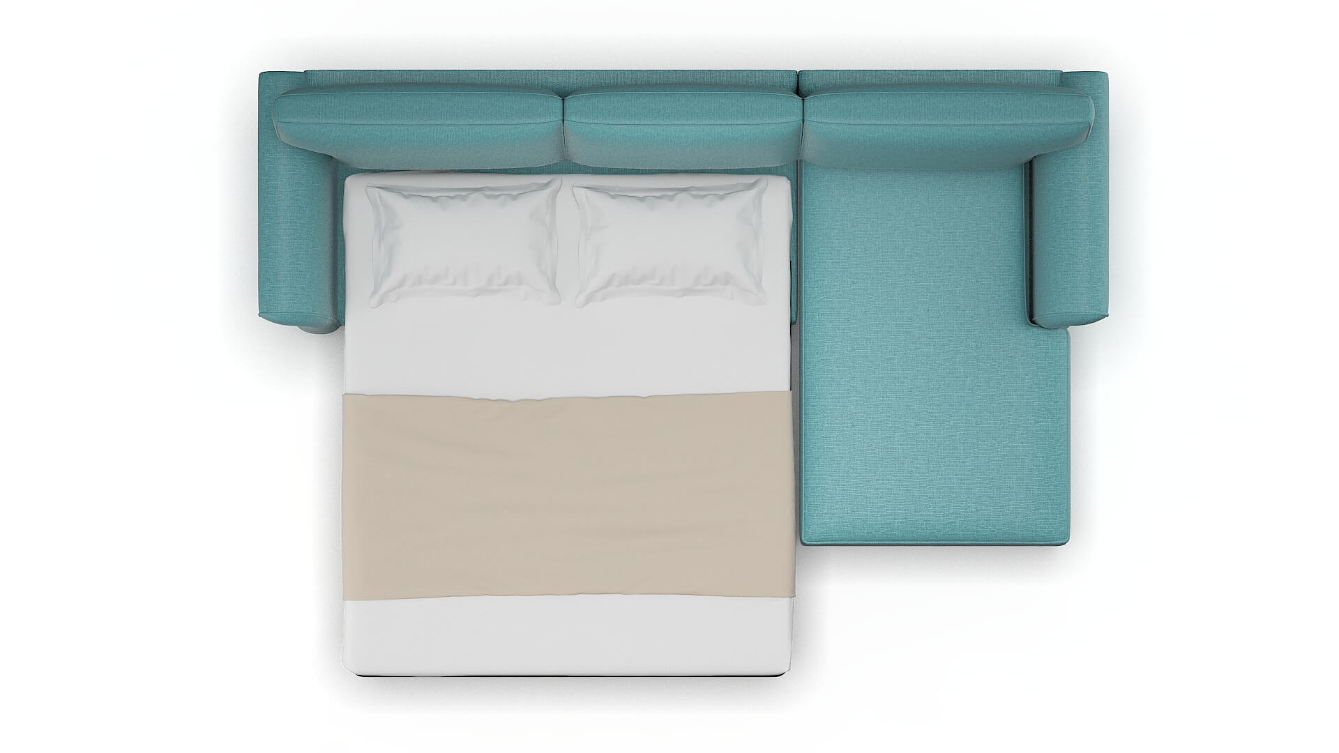 Pisa Hepburn_hrp Emerald Panel Sleeper Espresso legs 3