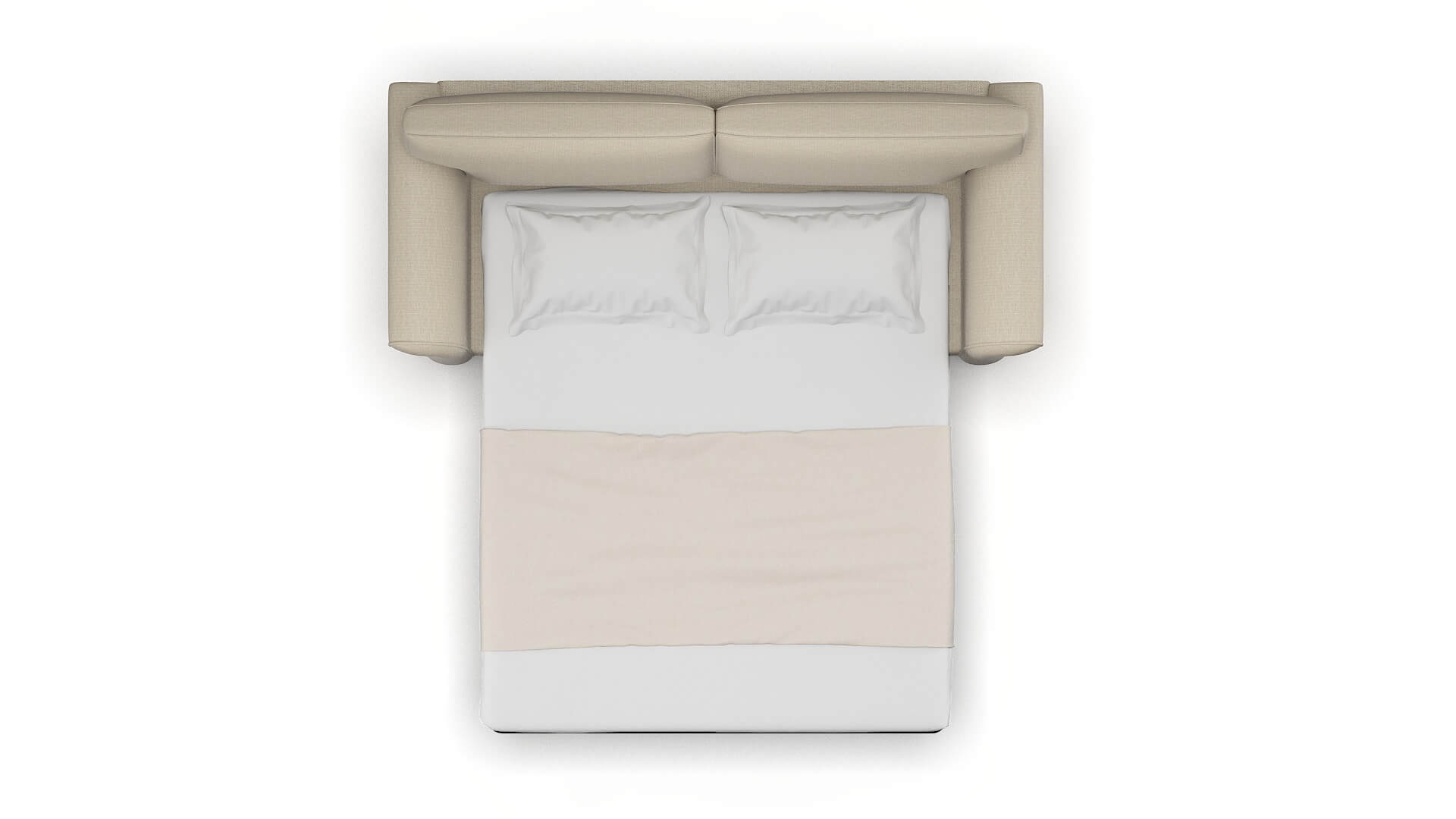 Pisa Insight Barley Sofa Sleeper Espresso legs 3