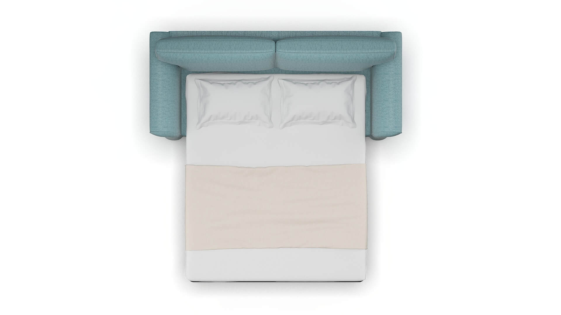 Pisa Insight Peacock Sofa Sleeper Espresso legs 3