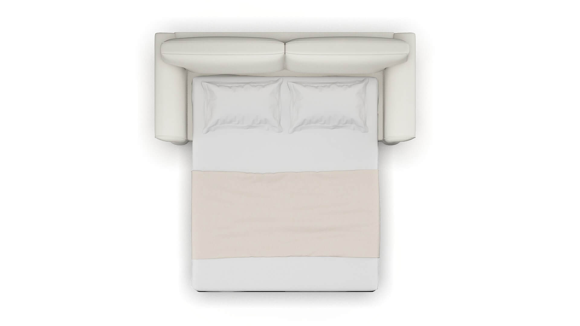 Pisa Keylargo Oatmeal Sofa Sleeper Espresso legs 3