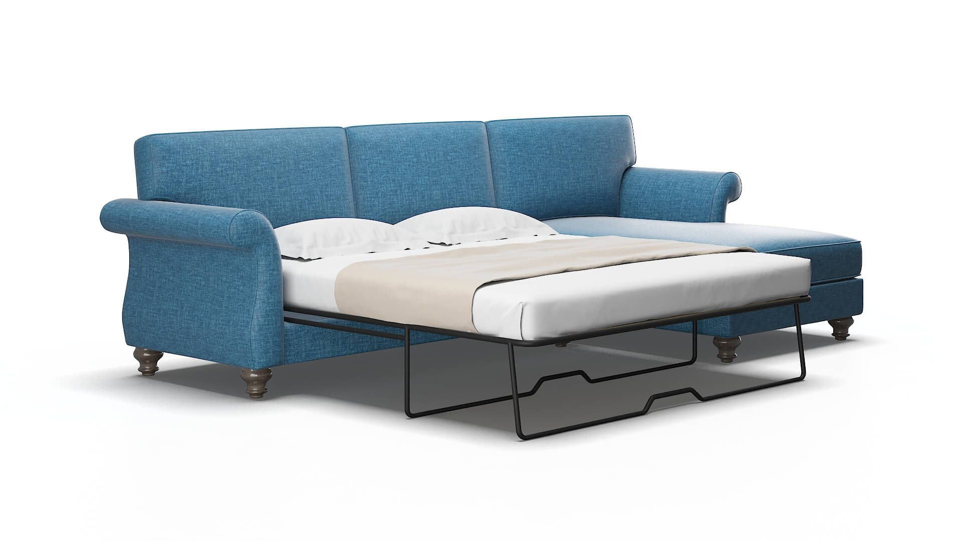 Pisa Keylargo Ocean Panel Sleeper Espresso legs 2