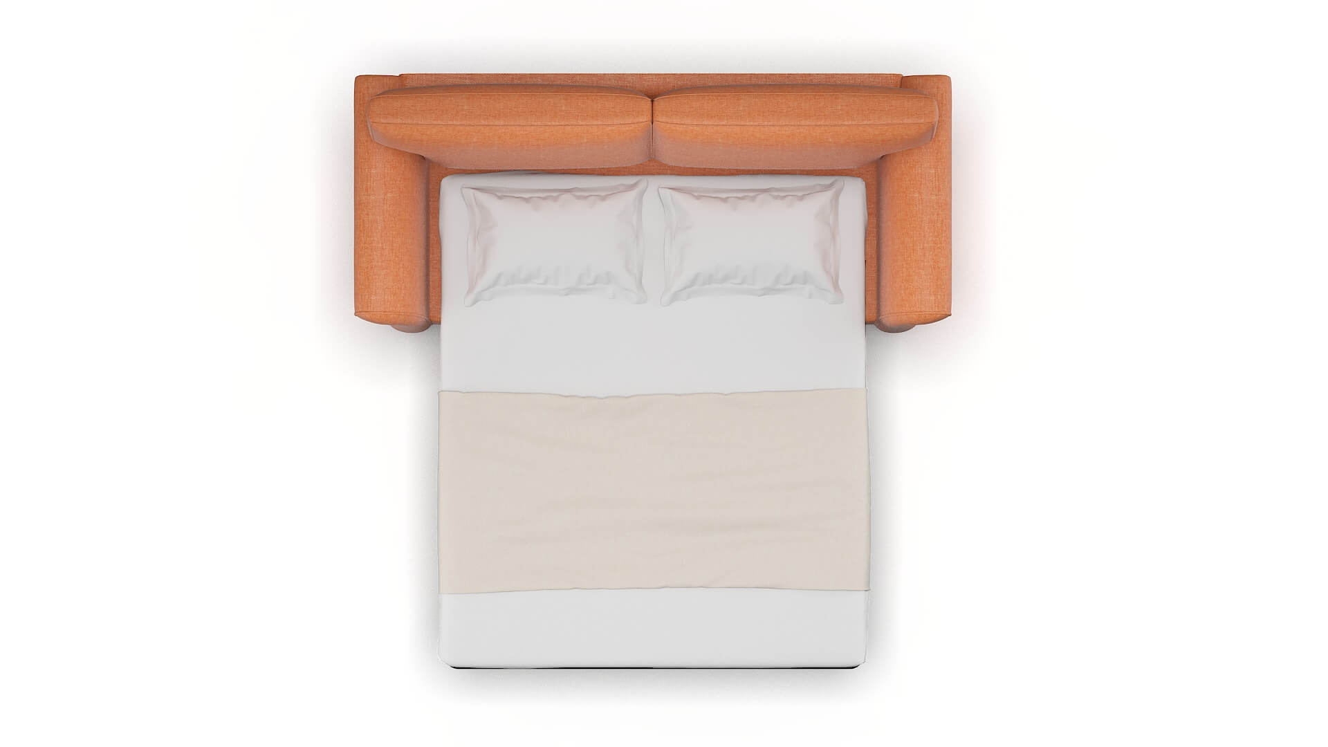 Pisa Keylargo Terracotta Sofa Sleeper Espresso legs 3