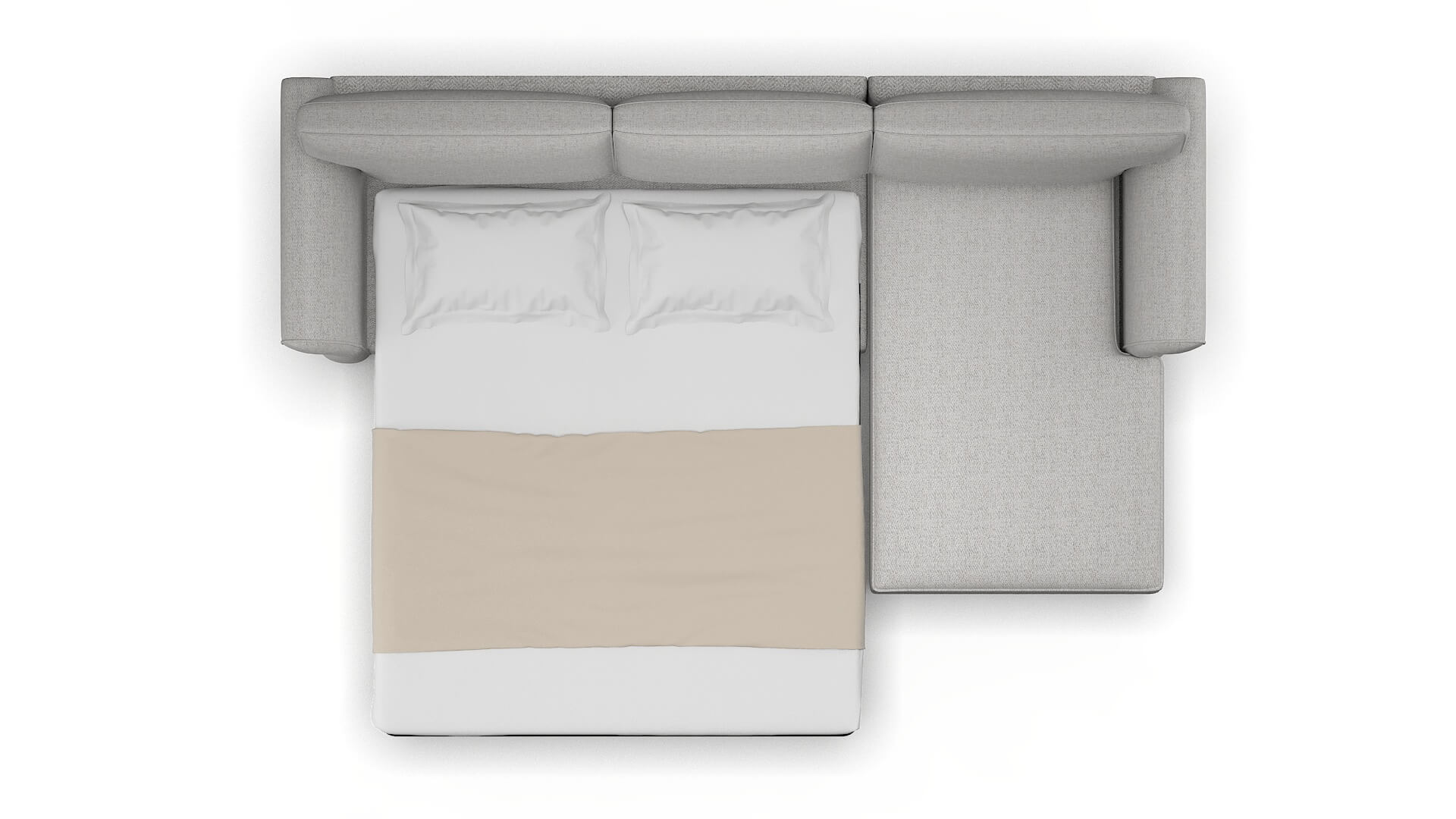 Pisa Malibu Dove Panel Sleeper Espresso legs 3