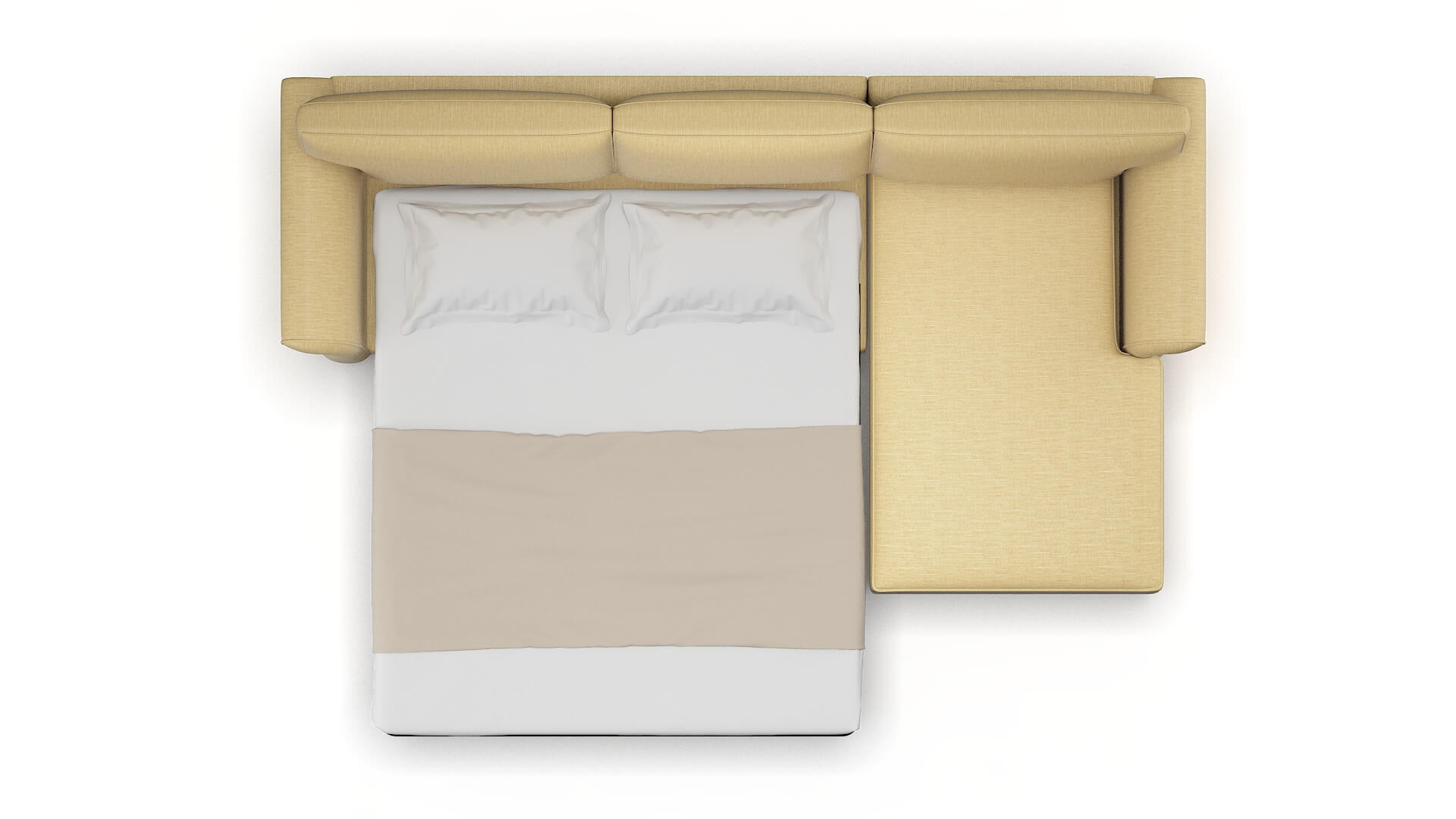 Pisa Malibu Maize Panel Sleeper Espresso legs 3