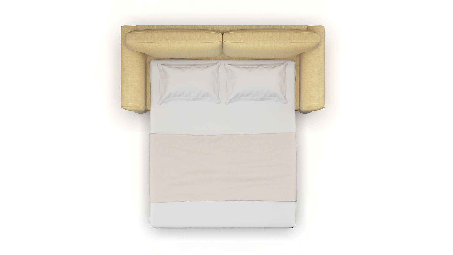 Pisa Malibu Maize Sofa Sleeper Espresso legs 3