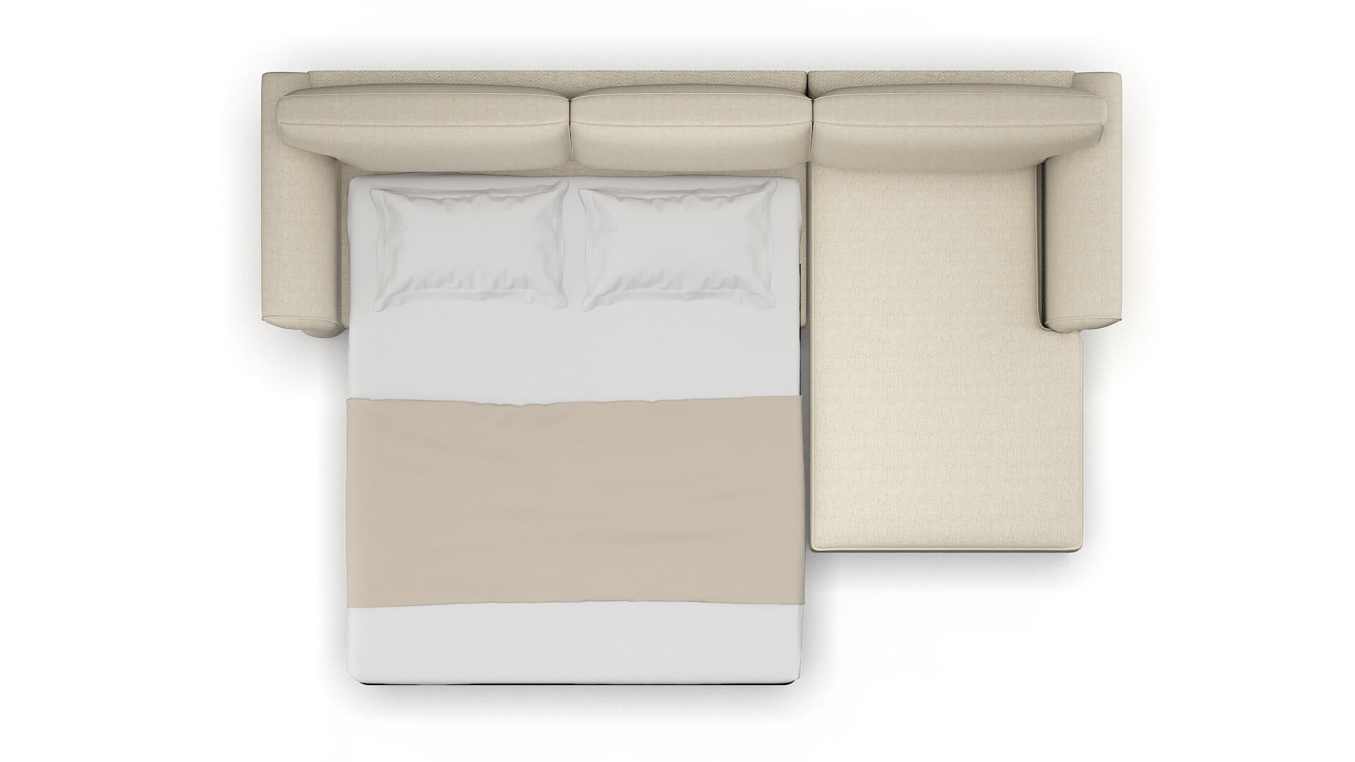 Pisa Malibu Sand Panel Sleeper Espresso legs 3