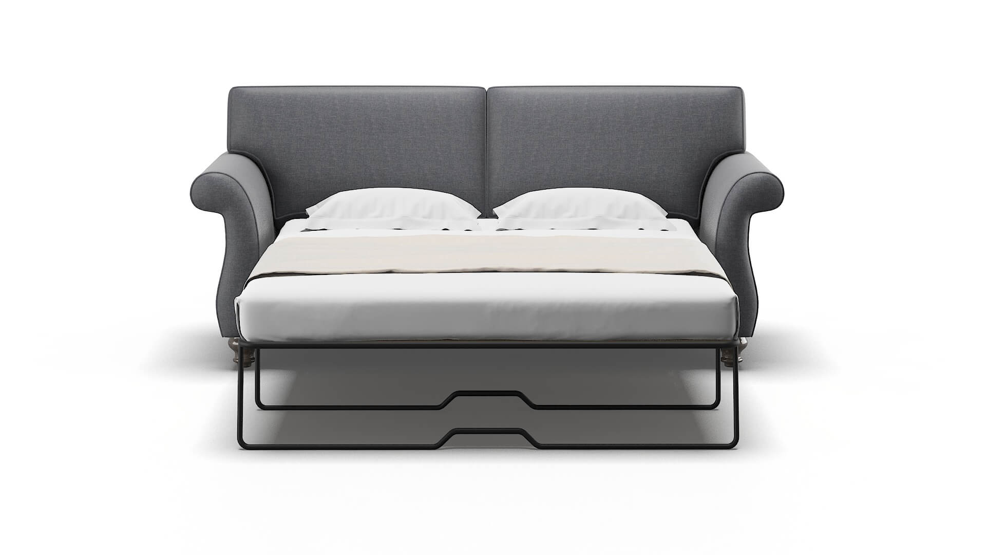 Pisa Notion Graphite Sofa Sleeper Espresso legs 1