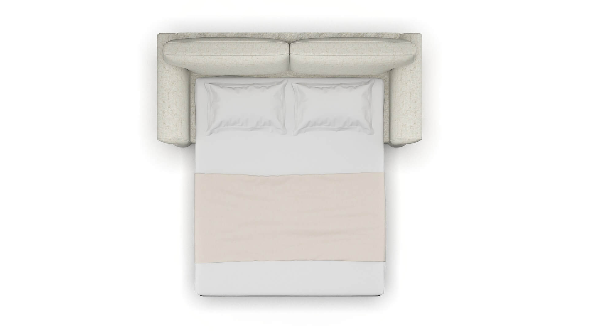 Pisa Oceanside Birch Sofa Sleeper Espresso legs 3