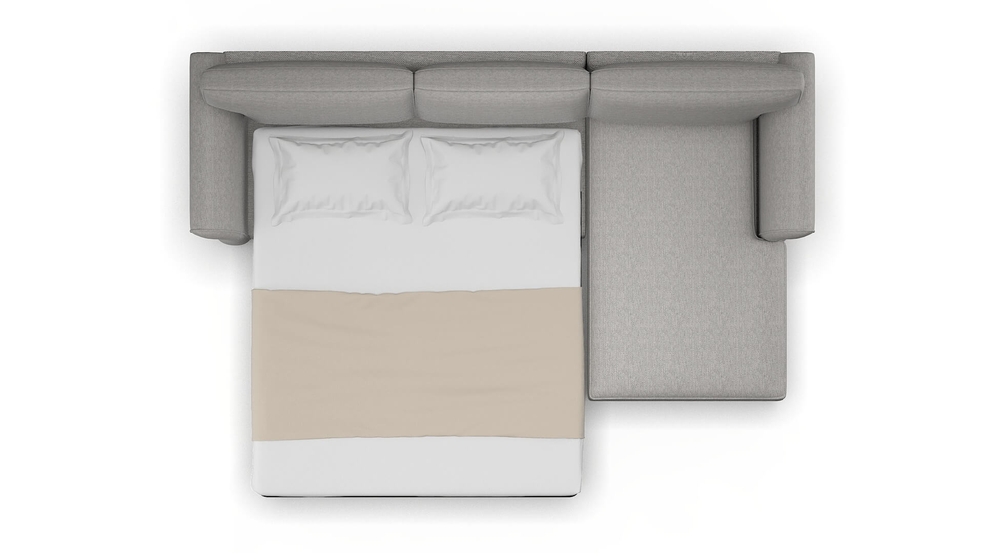 Pisa Phoenix Smoke Panel Sleeper Espresso legs 3