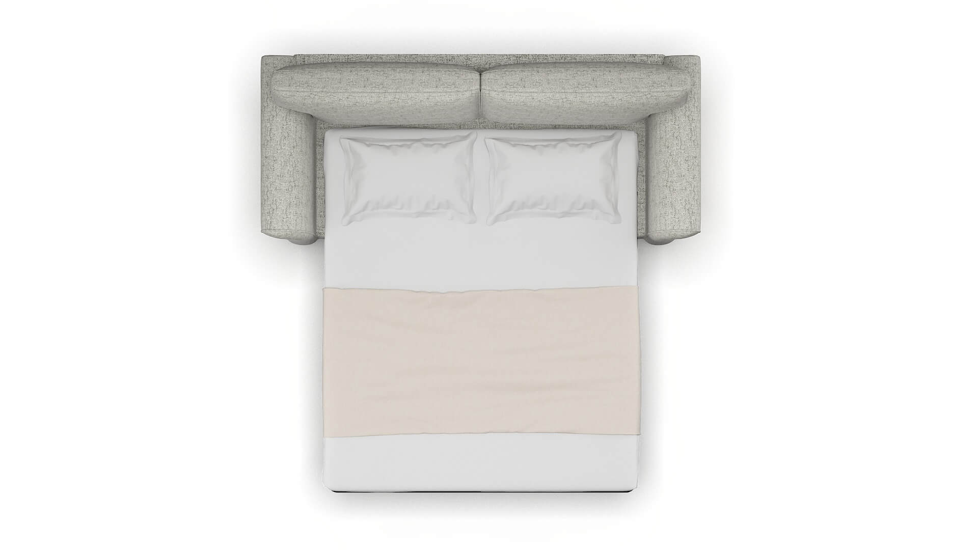 Pisa Prime Gravel Sofa Sleeper Espresso legs 3