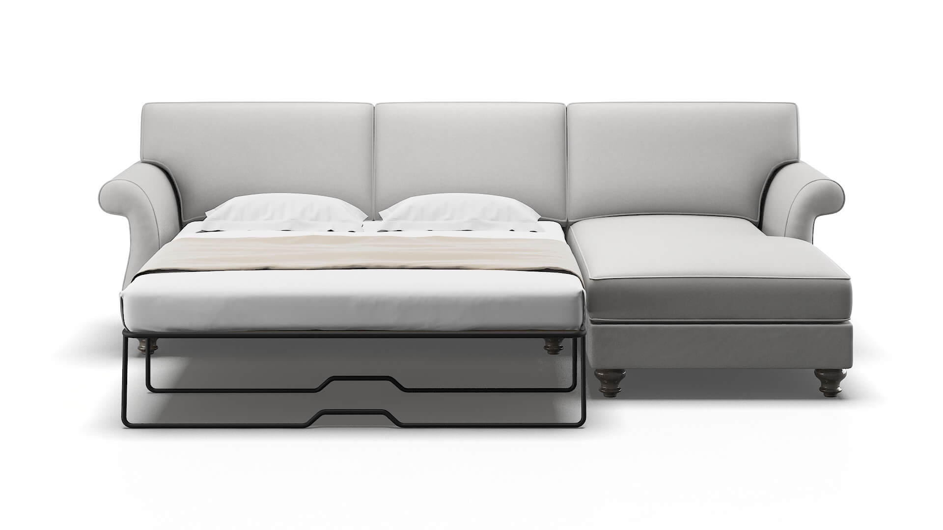 Pisa Prisma Steam Panel Sleeper Espresso legs 1