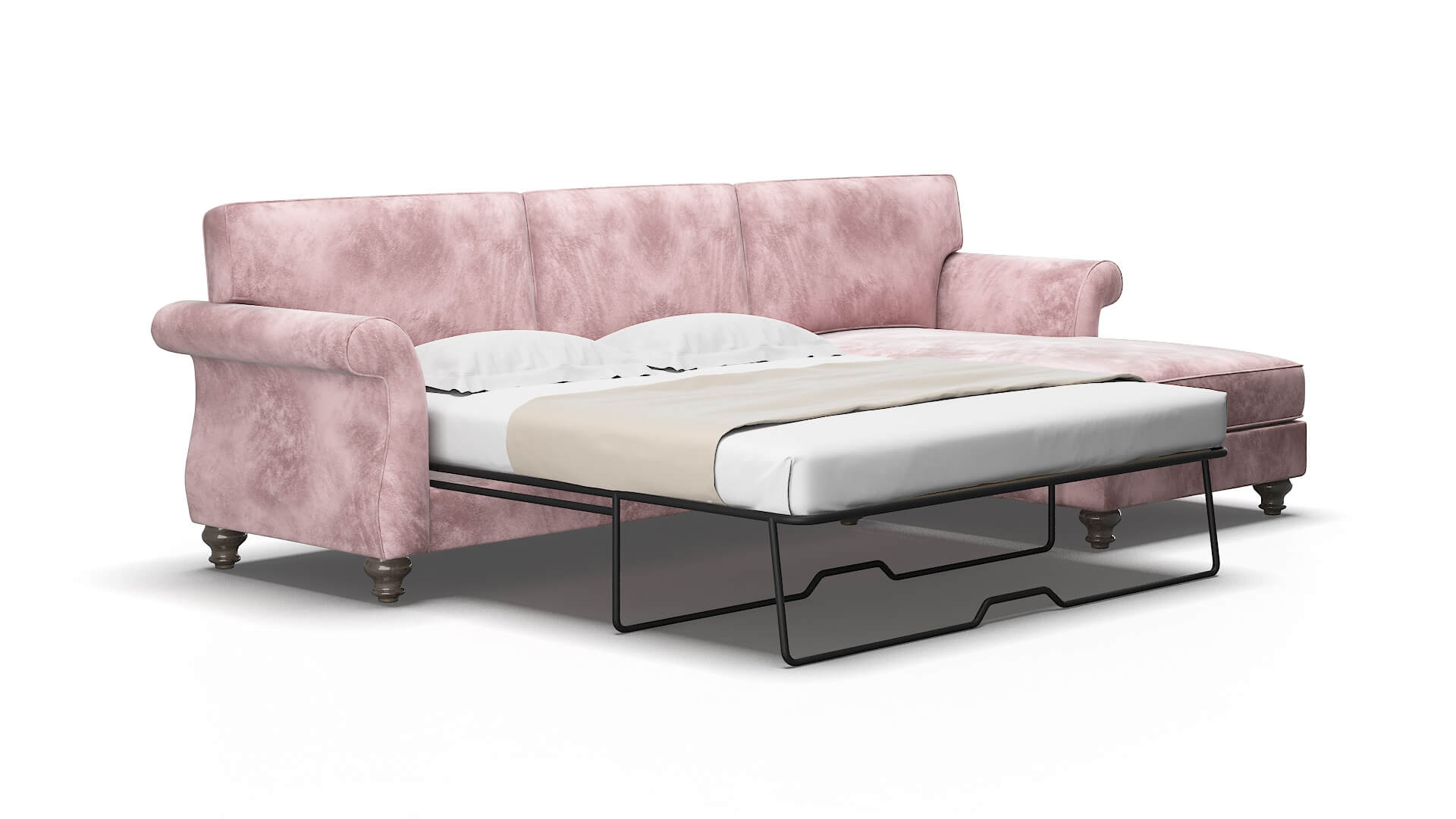 Pisa Quartz 705 Panel sleeper Espresso Legs  2