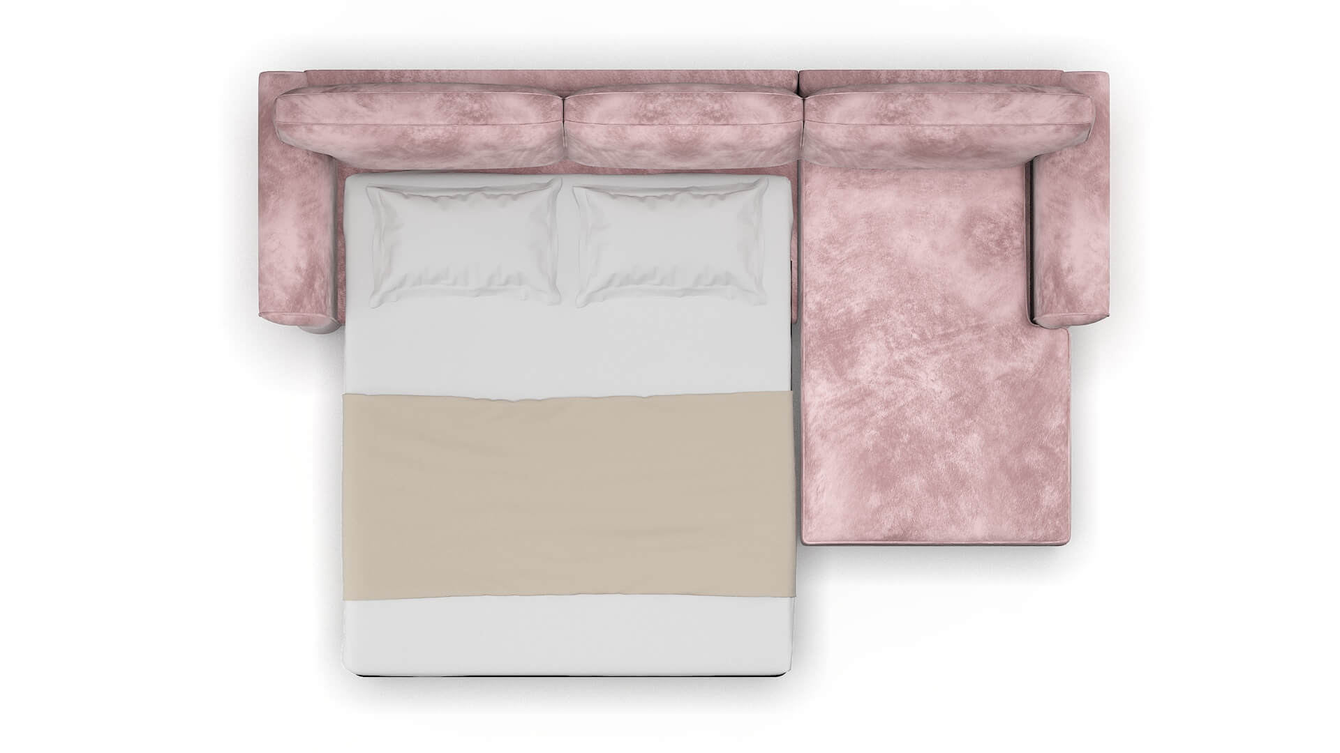 Pisa Quartz 705 Panel Sleeper Espresso legs 3