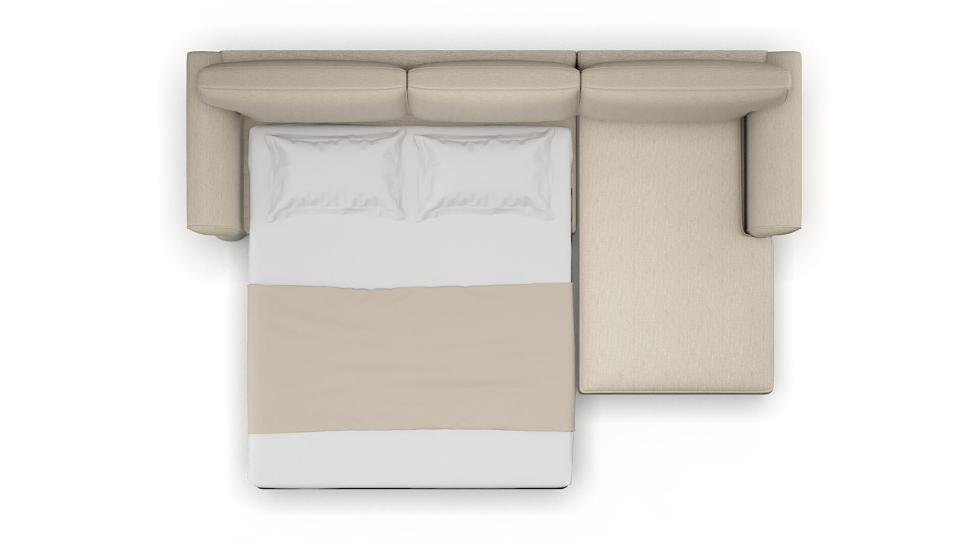 Pisa Rocket Dove Panel Sleeper Espresso legs 3