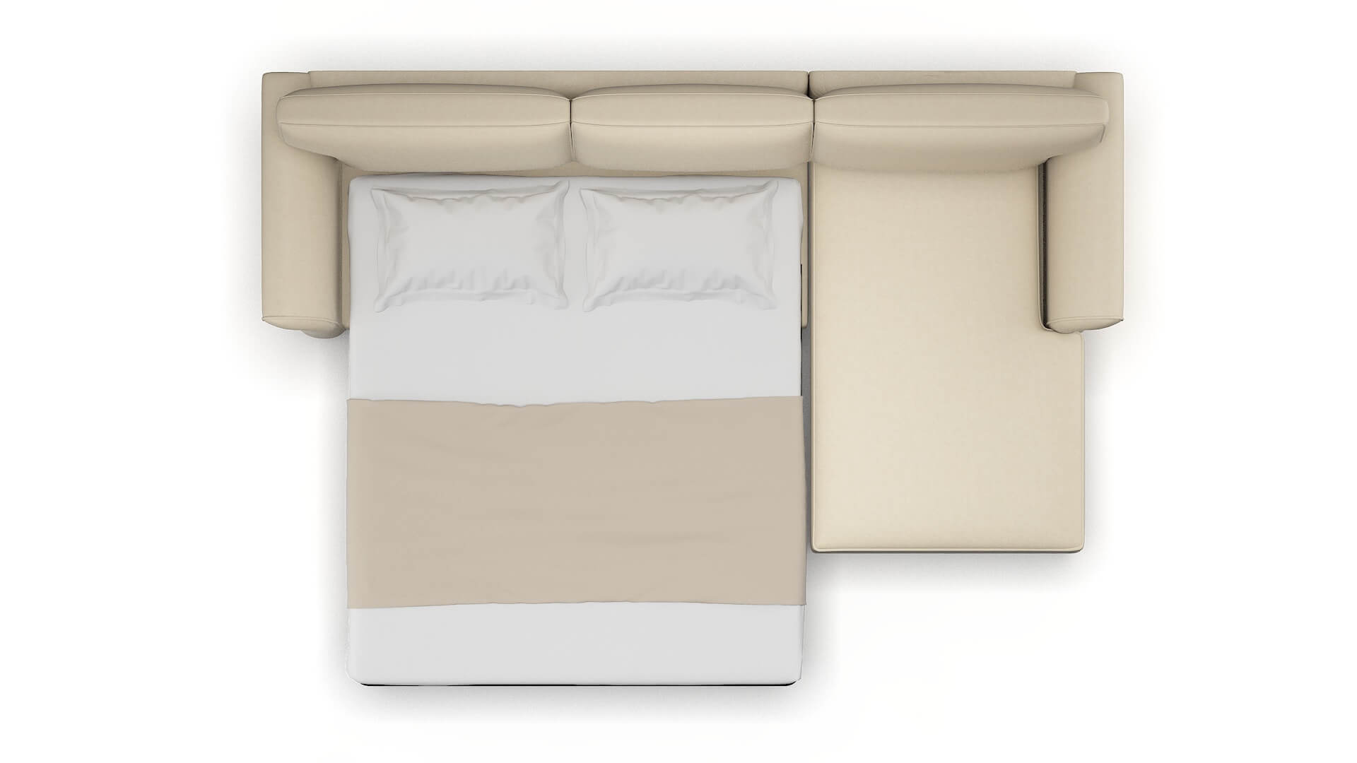 Pisa Rocket Sand Panel Sleeper Espresso legs 3