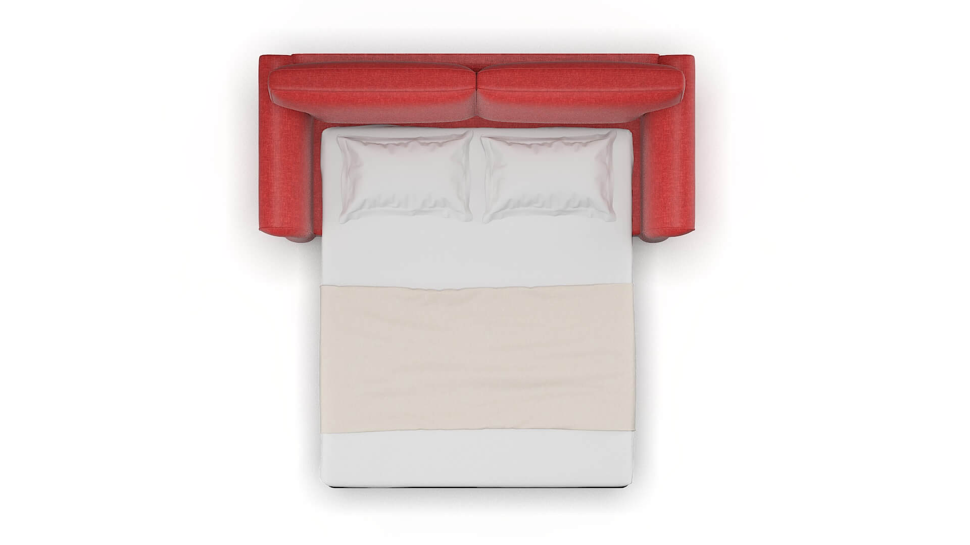 Pisa Royale Berry Sofa Sleeper Espresso legs 3