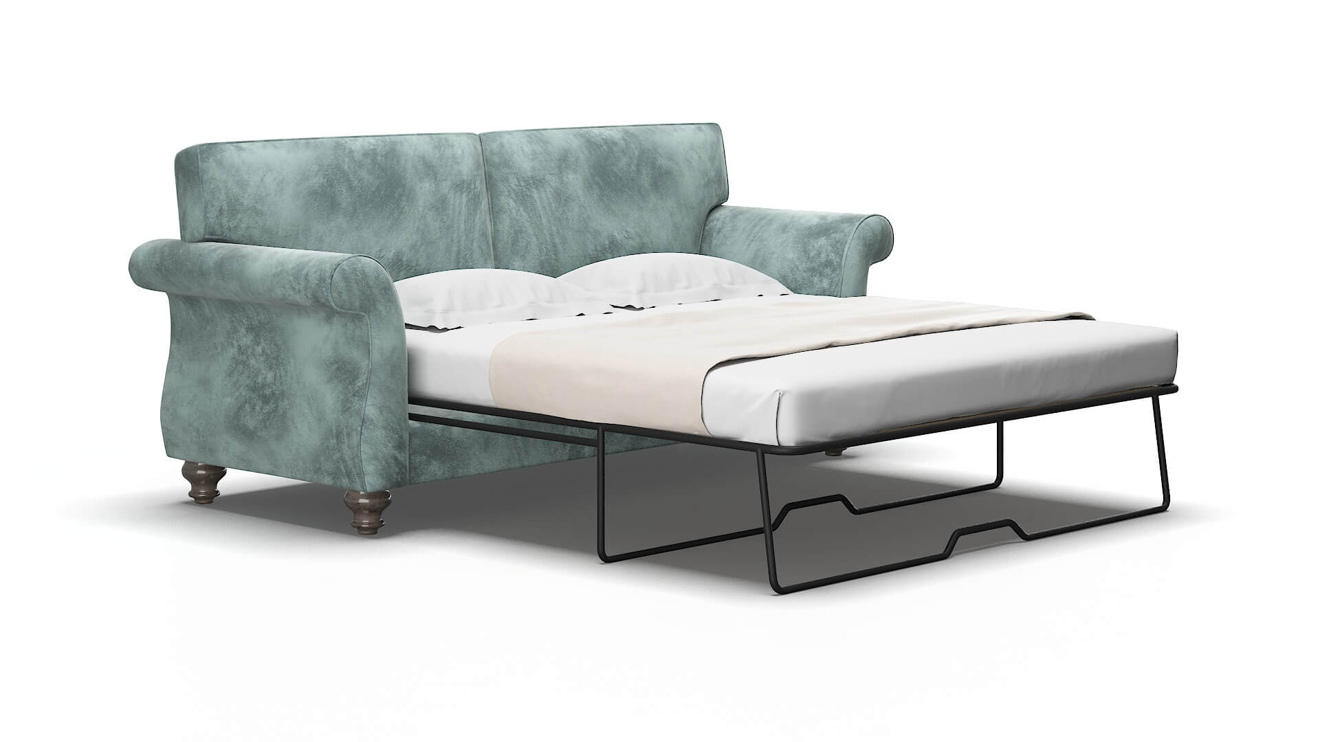 Pisa Royale cloud Sofa sleeper Espresso Legs  2