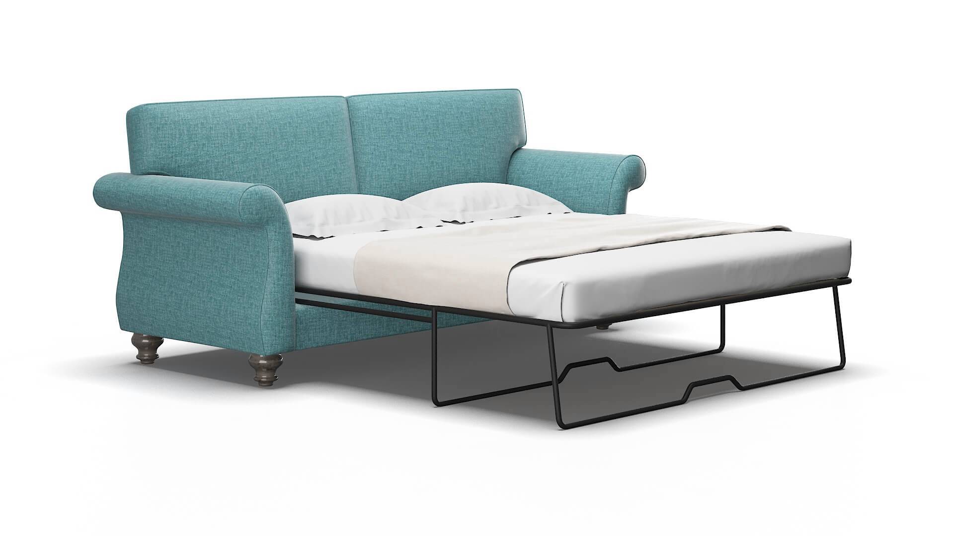 Pisa Simplex Blue_moon Sofa Sleeper Espresso legs 2