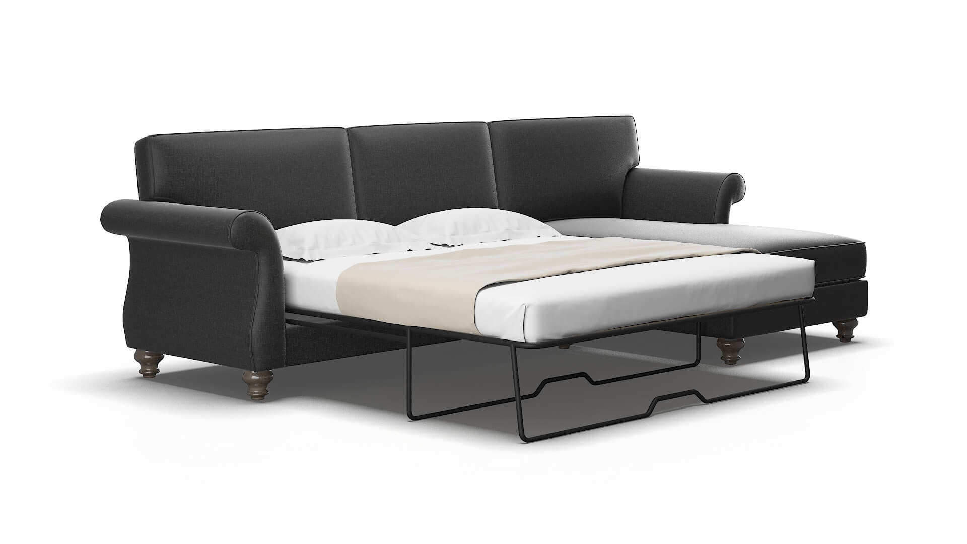 Pisa Sosoftness 54 Panel sleeper Espresso Legs  2