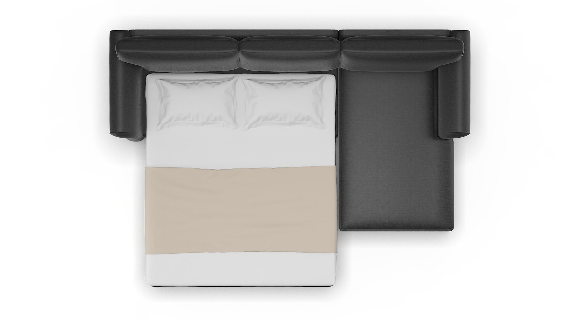 Pisa Sosoftness 54 Panel Sleeper Espresso legs 3