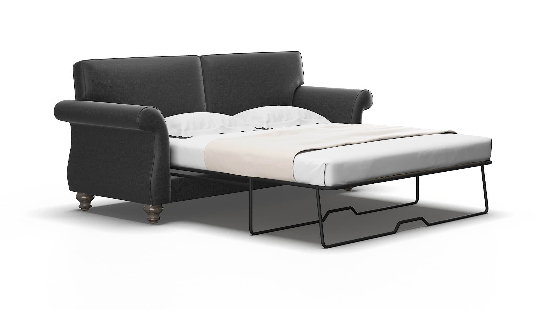 Pisa Sosoftness 54 Sofa Sleeper Espresso legs 2