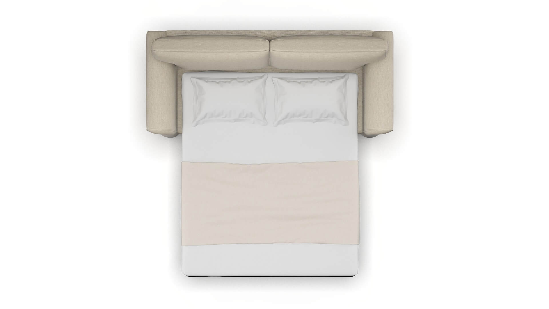 Pisa Sosoftness 72 Sofa Sleeper Espresso legs 3