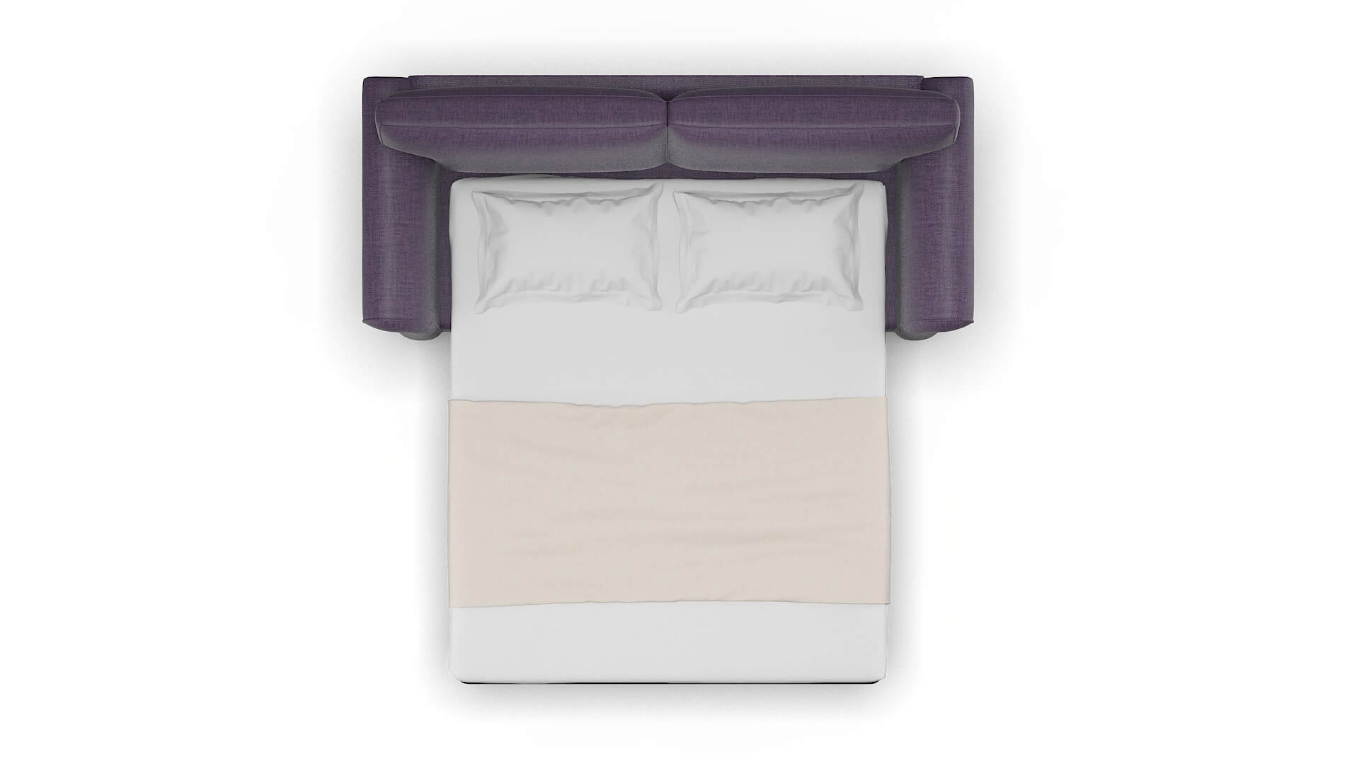 Pisa Tess Blackberry Sofa Sleeper Espresso legs 3