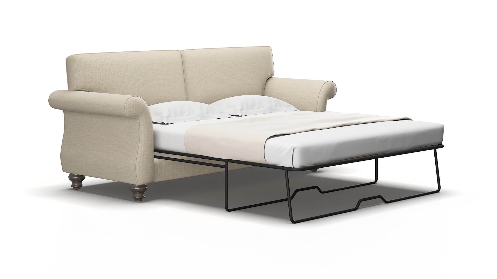 Pisa Urban_d silver Sofa sleeper Espresso Legs  2