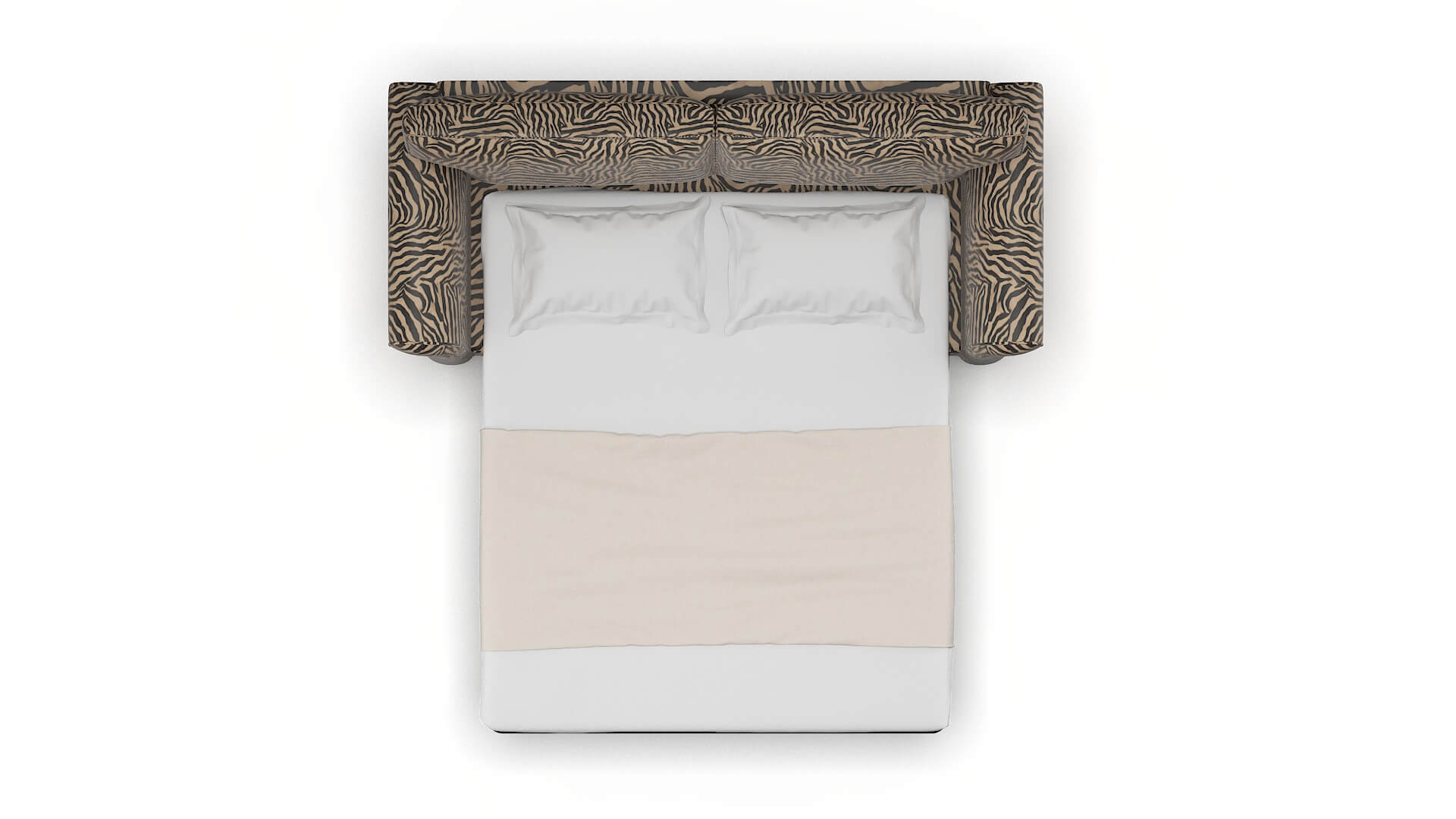 Pisa Zambia Coffee Sofa Sleeper Espresso legs 3