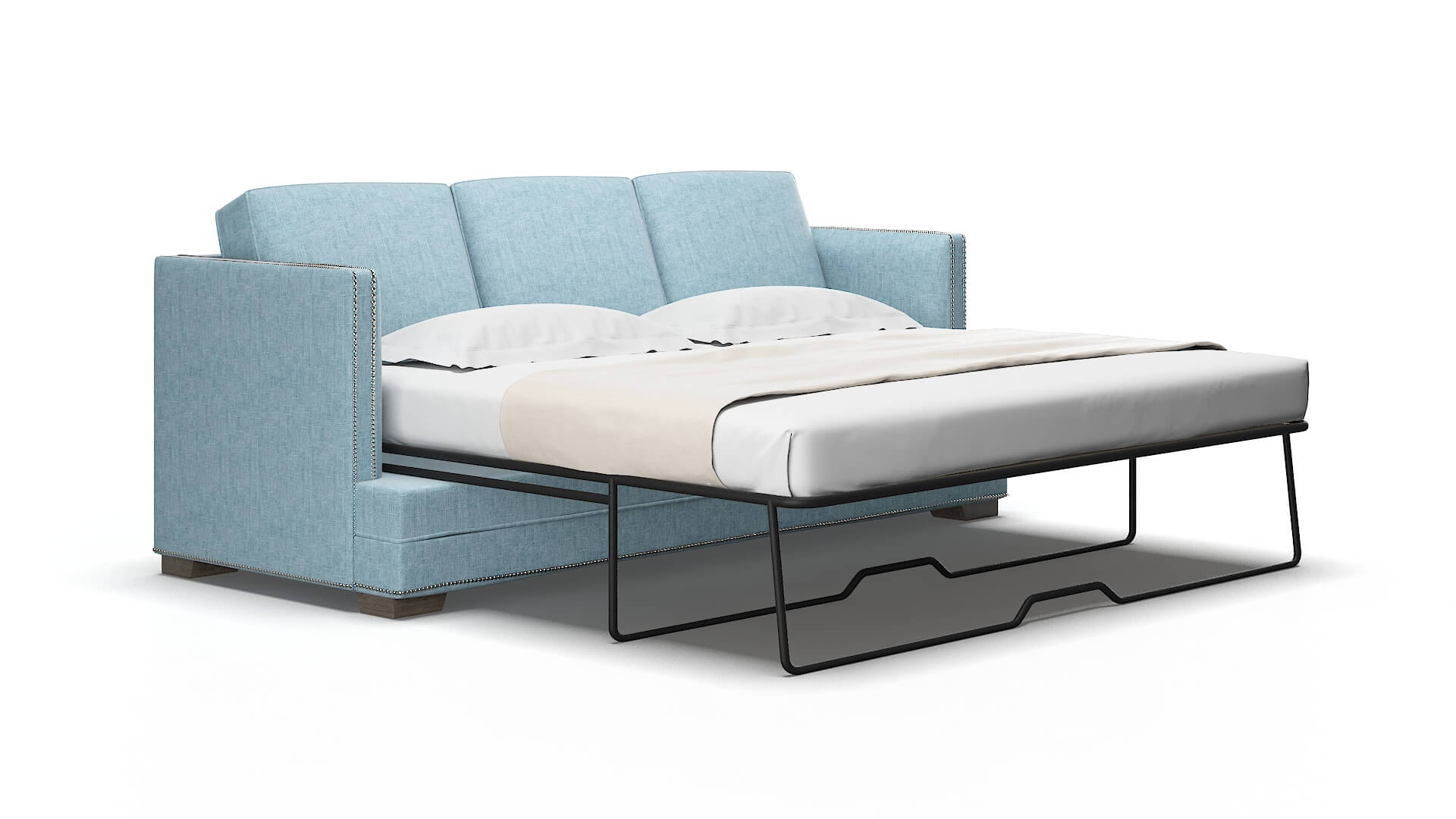 Riga Atlas turquoise Sofa sleeper Espresso Legs  2
