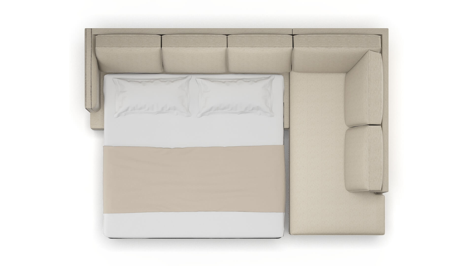 Riga Avenger Pumice Panel Sleeper Espresso legs 3