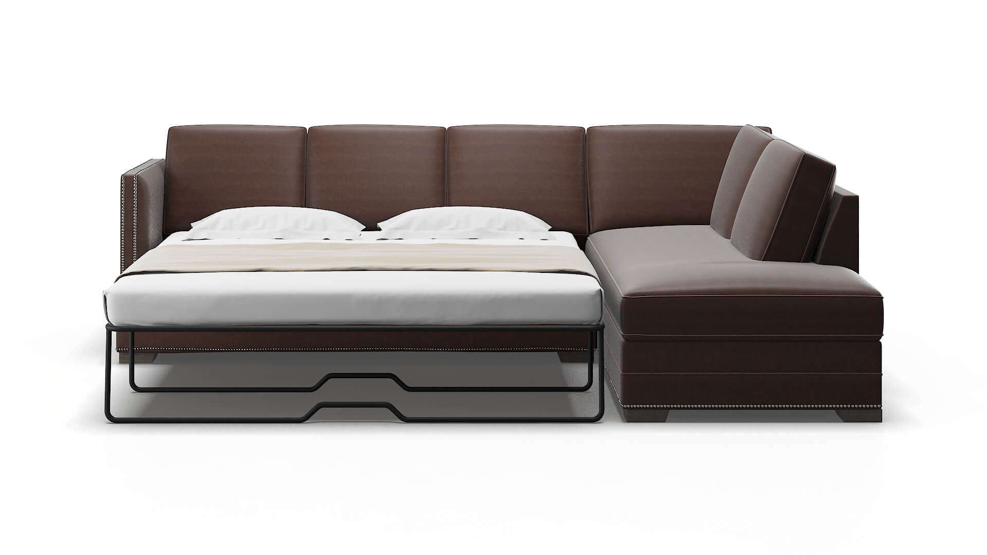 Riga Bella Espresso Panel Sleeper Espresso legs 1