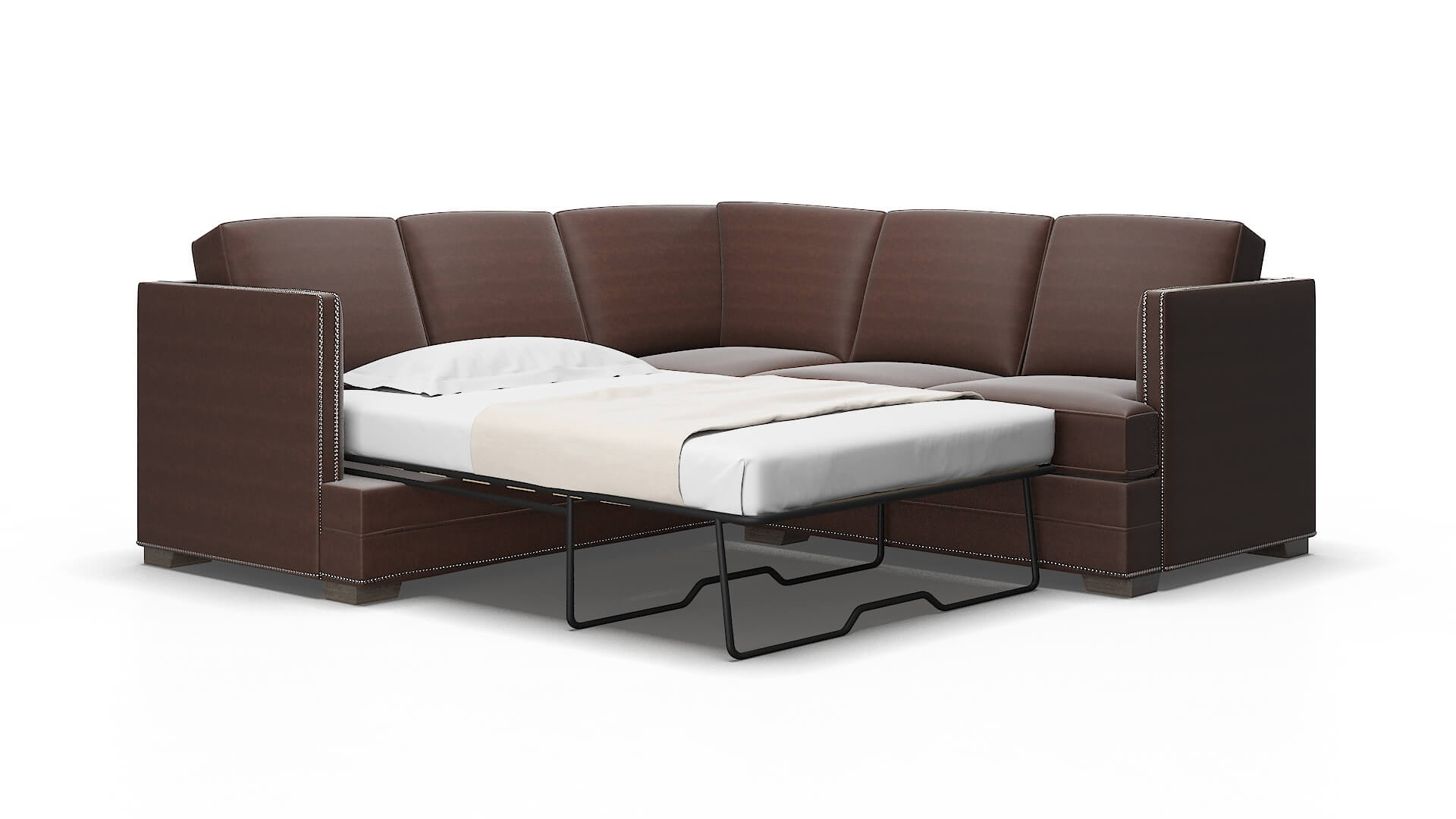 Riga Bella espresso Sectional sleeper Espresso Legs  2