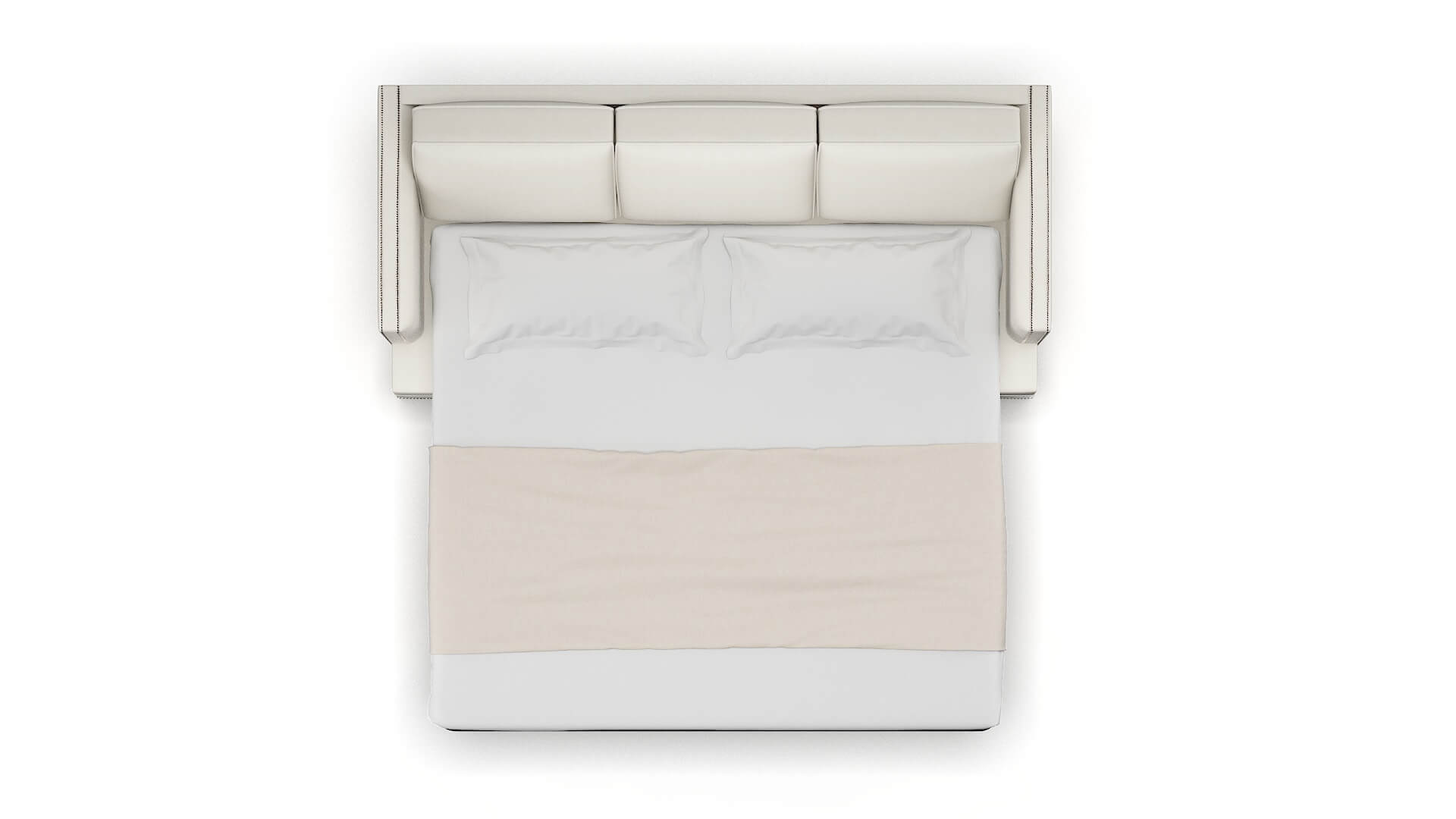 Riga Chance Bone Sofa Sleeper Espresso legs 3