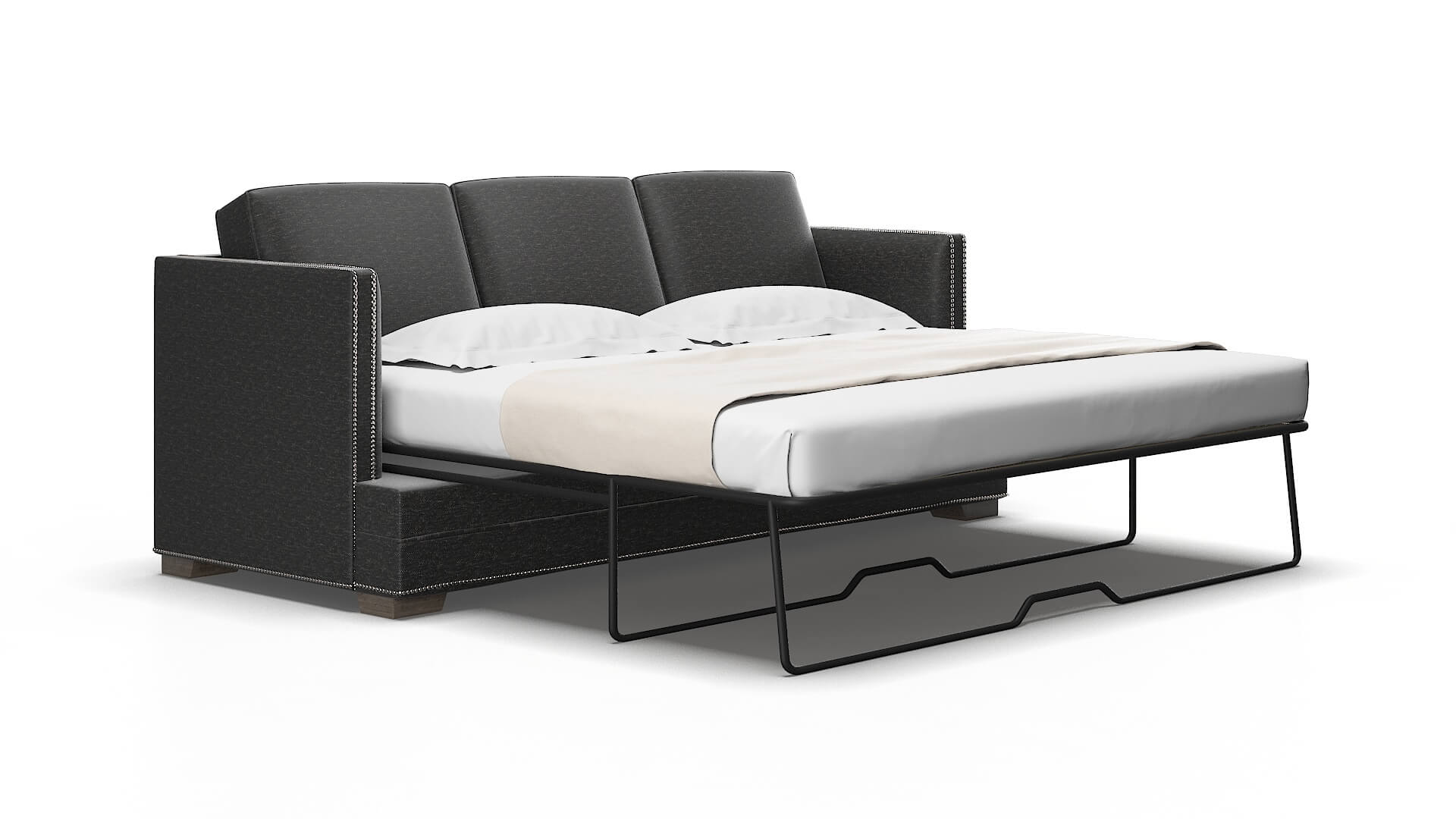 Riga Chance denim Sofa sleeper Espresso Legs  2