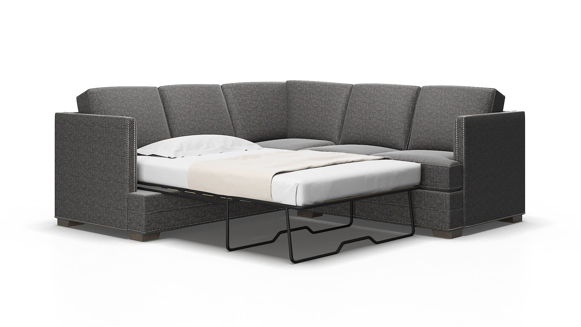 Riga Curious pacific Sectional sleeper Espresso Legs  2