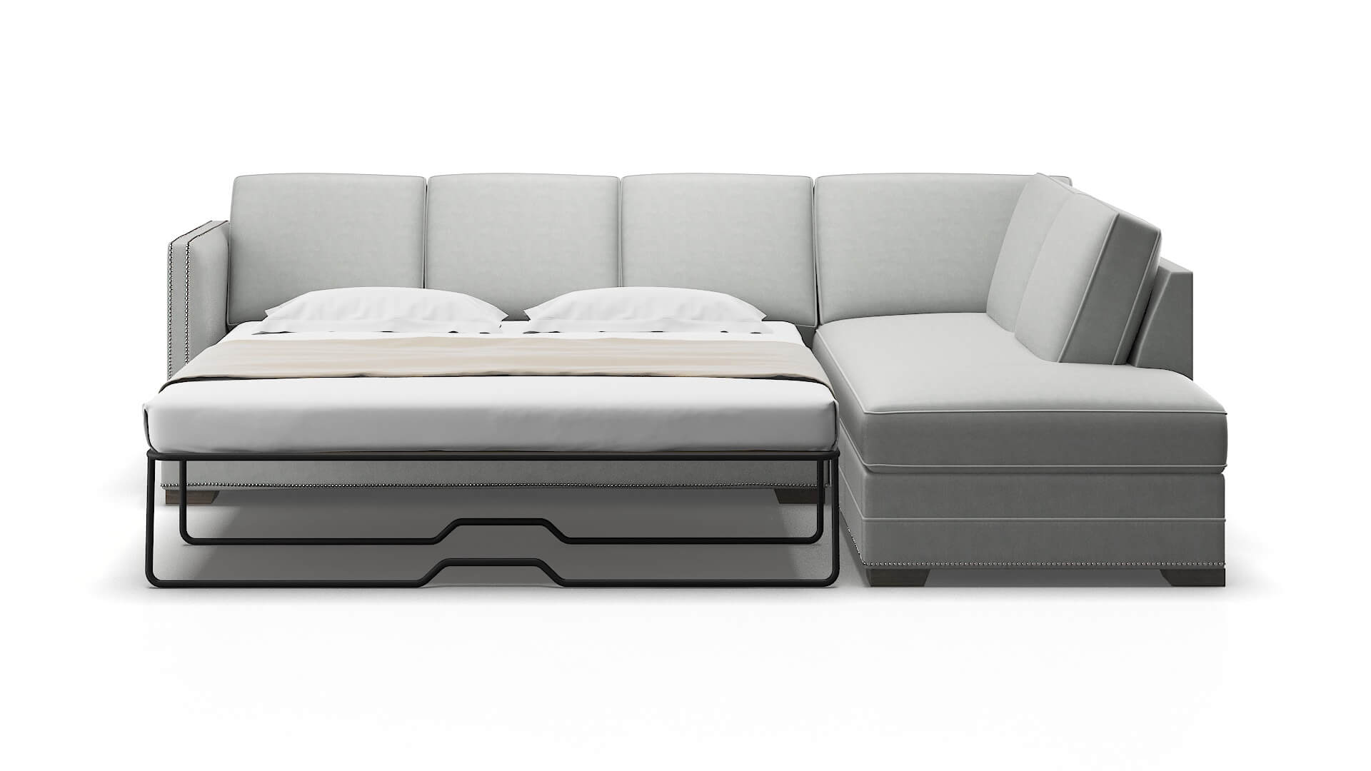 Riga Dawson Platinum Panel Sleeper Espresso legs 1