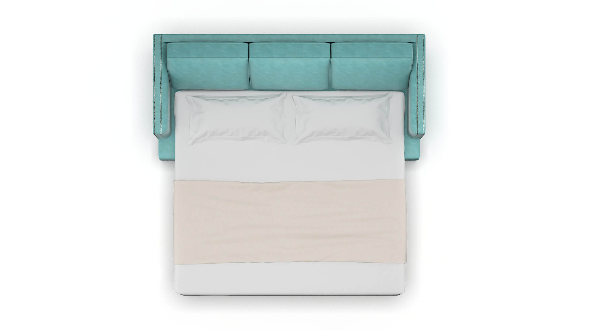 Riga Dream_d French_blue Sofa Sleeper Espresso legs 3