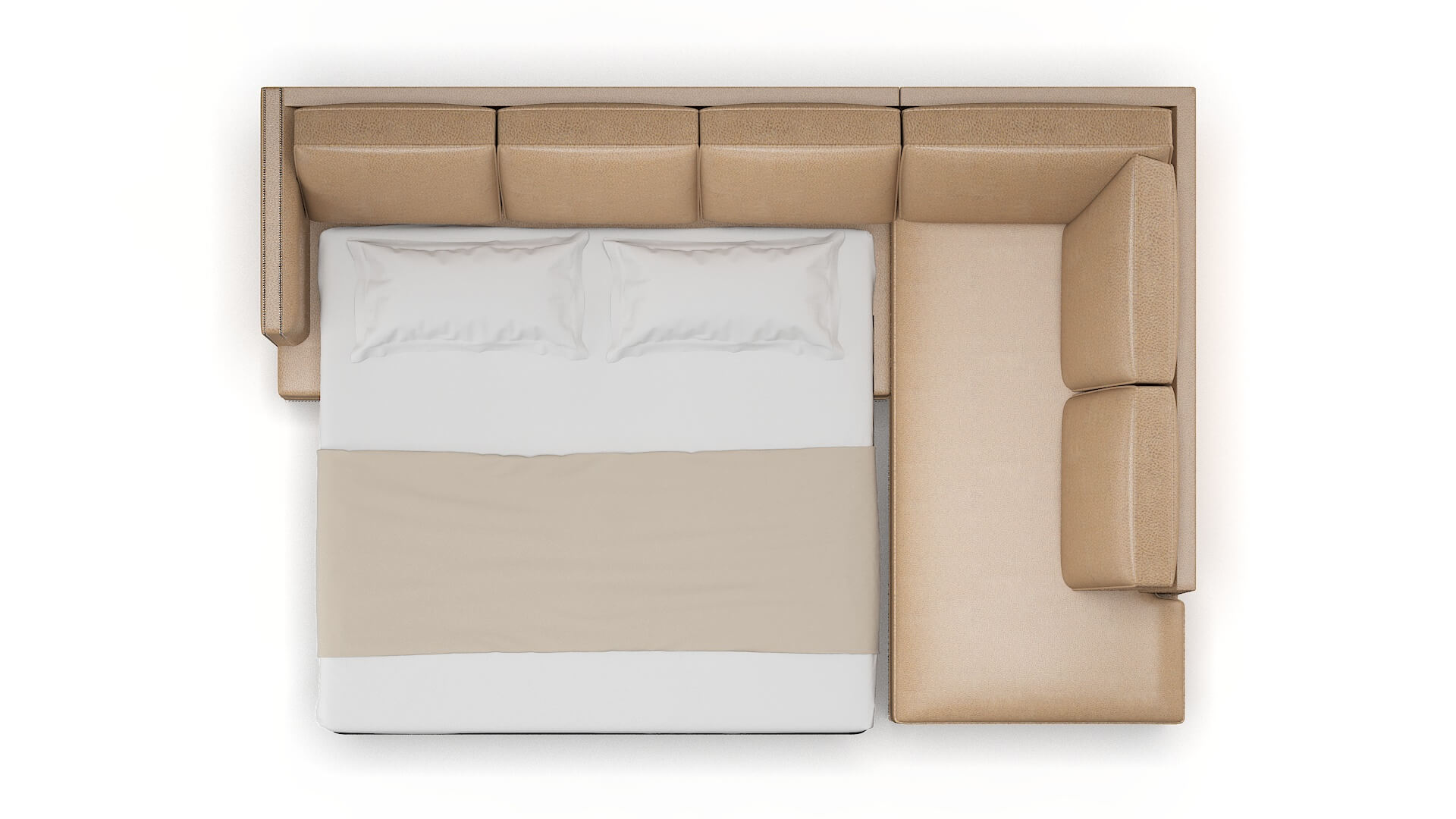 Riga Ford Dune Panel Sleeper Espresso legs 3