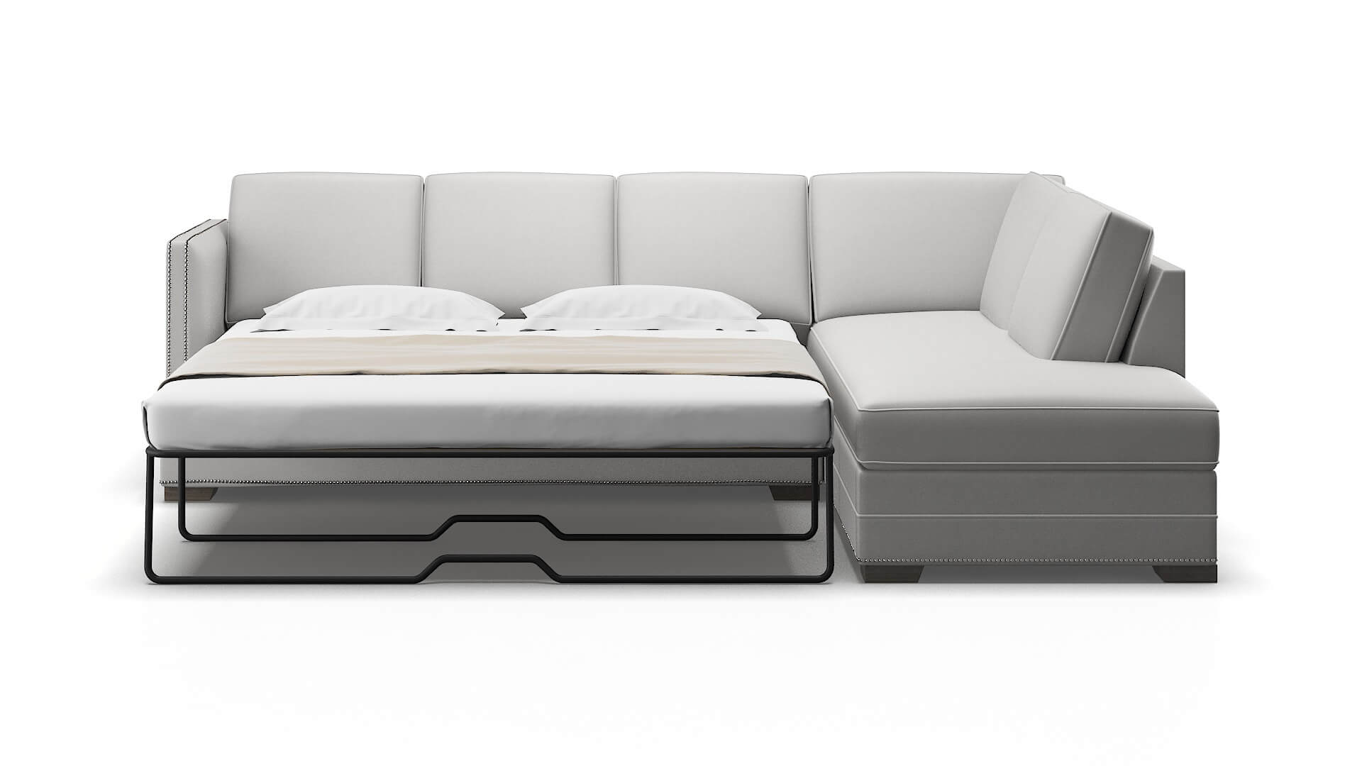 Riga Geo Sterling Panel Sleeper Espresso legs 1