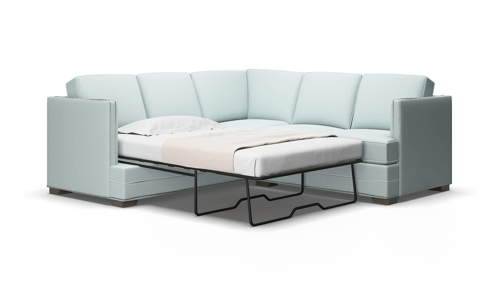 Riga Hepburn peridot Sectional sleeper Espresso Legs  2