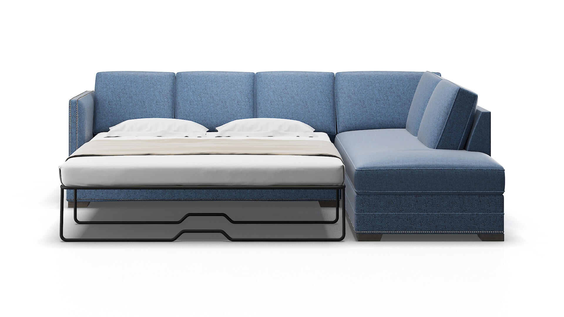 Riga Hepburn Water Panel Sleeper Espresso legs 1