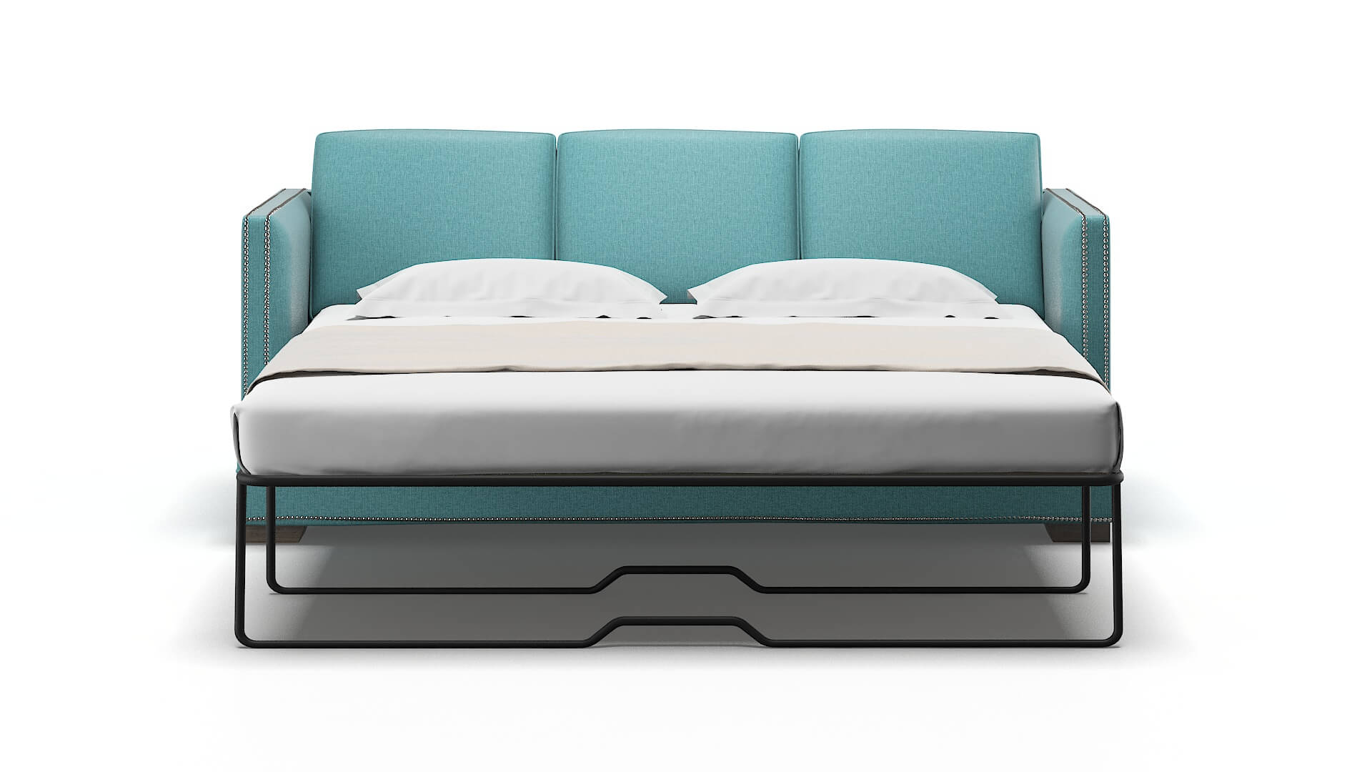 Riga Hepburn_hrp Emerald Sofa Sleeper Espresso legs 1