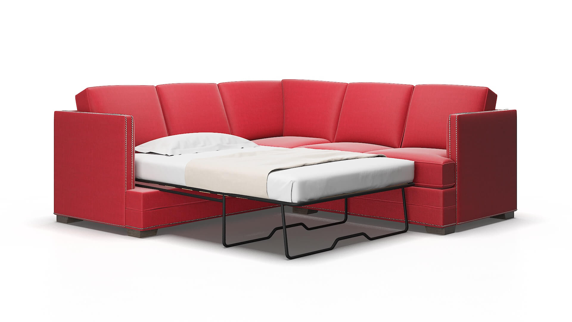 Riga Hepburn_hrp pottery Sectional sleeper Espresso Legs  2